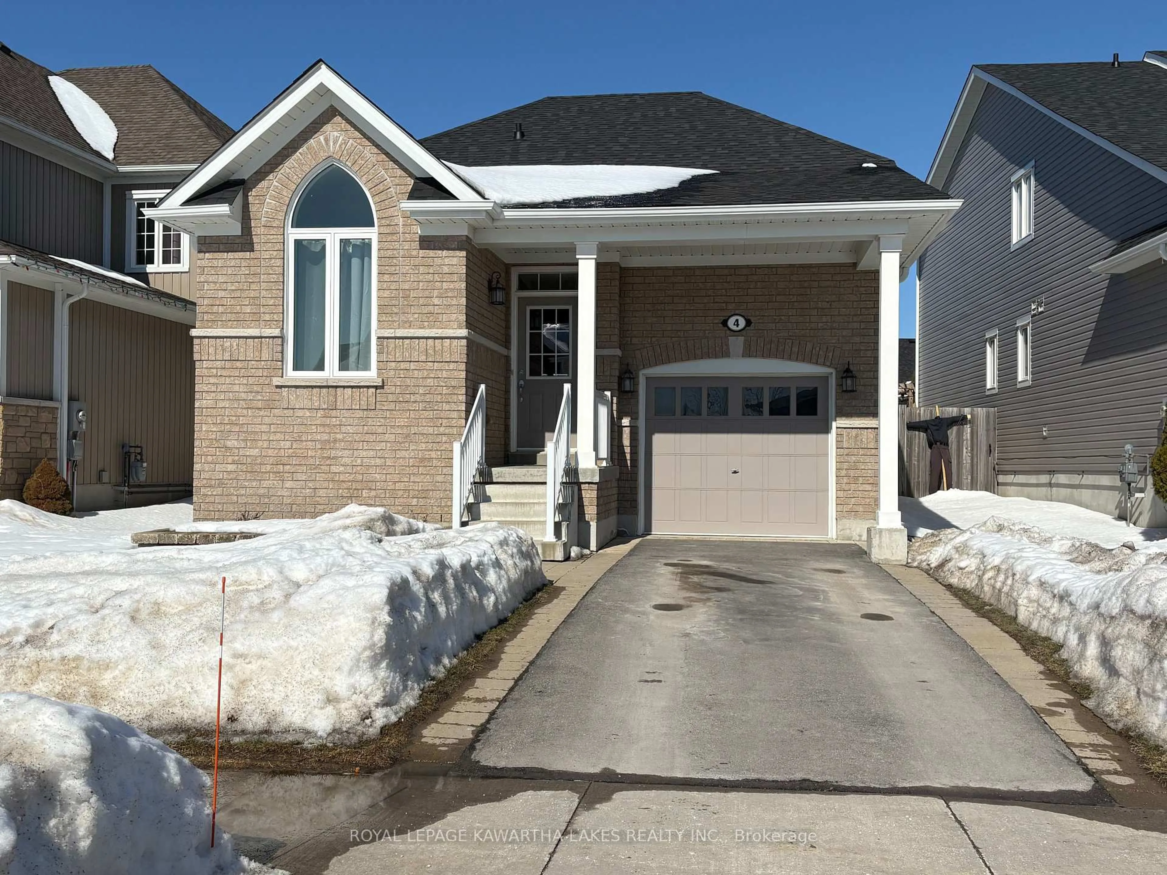 Home with brick exterior material, street for 4 Maguire St, Kawartha Lakes Ontario K9V 0L4