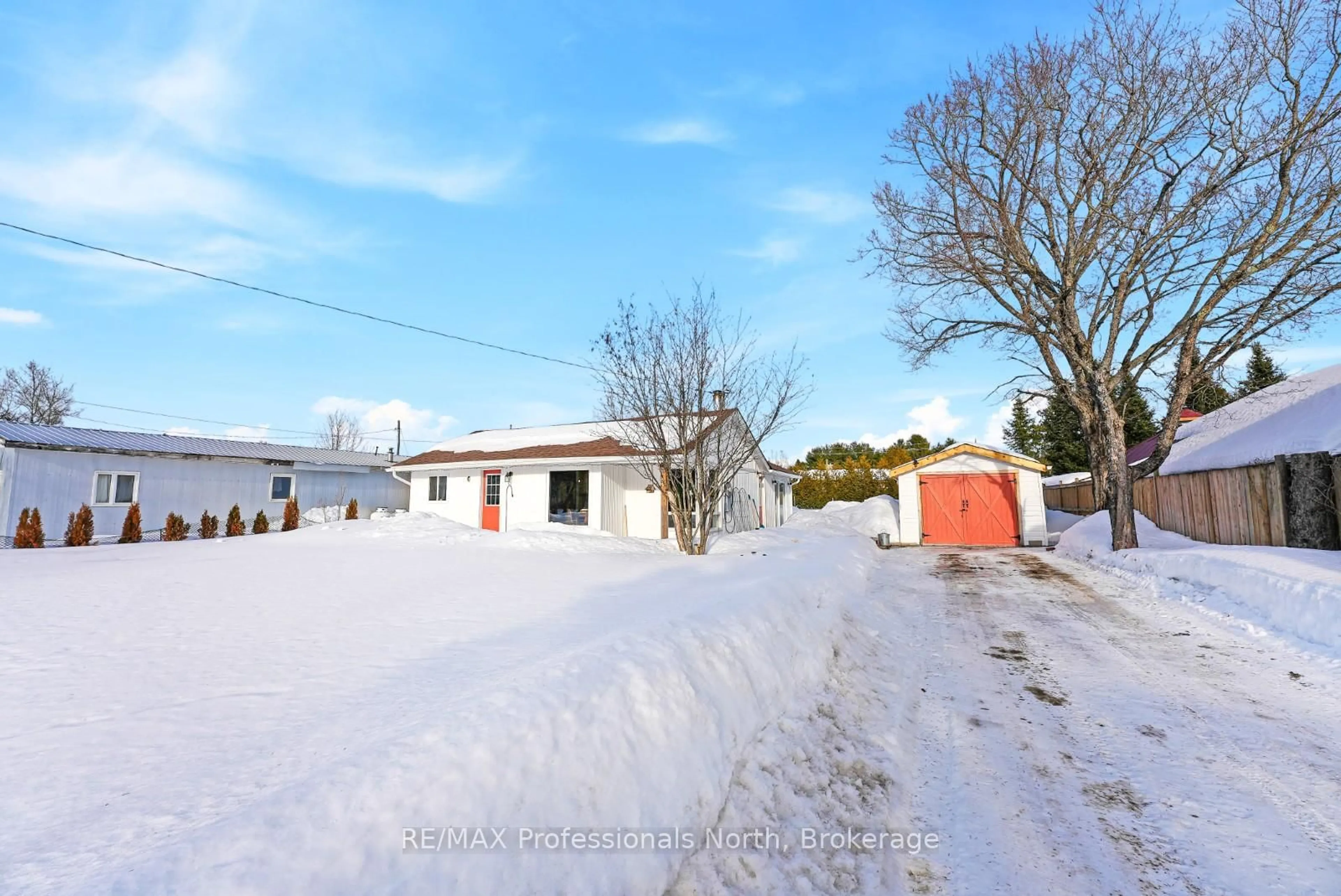 A pic from outside/outdoor area/front of a property/back of a property/a pic from drone, street for 114 Paudash Lake Rd, Bancroft Ontario K0L 1C0
