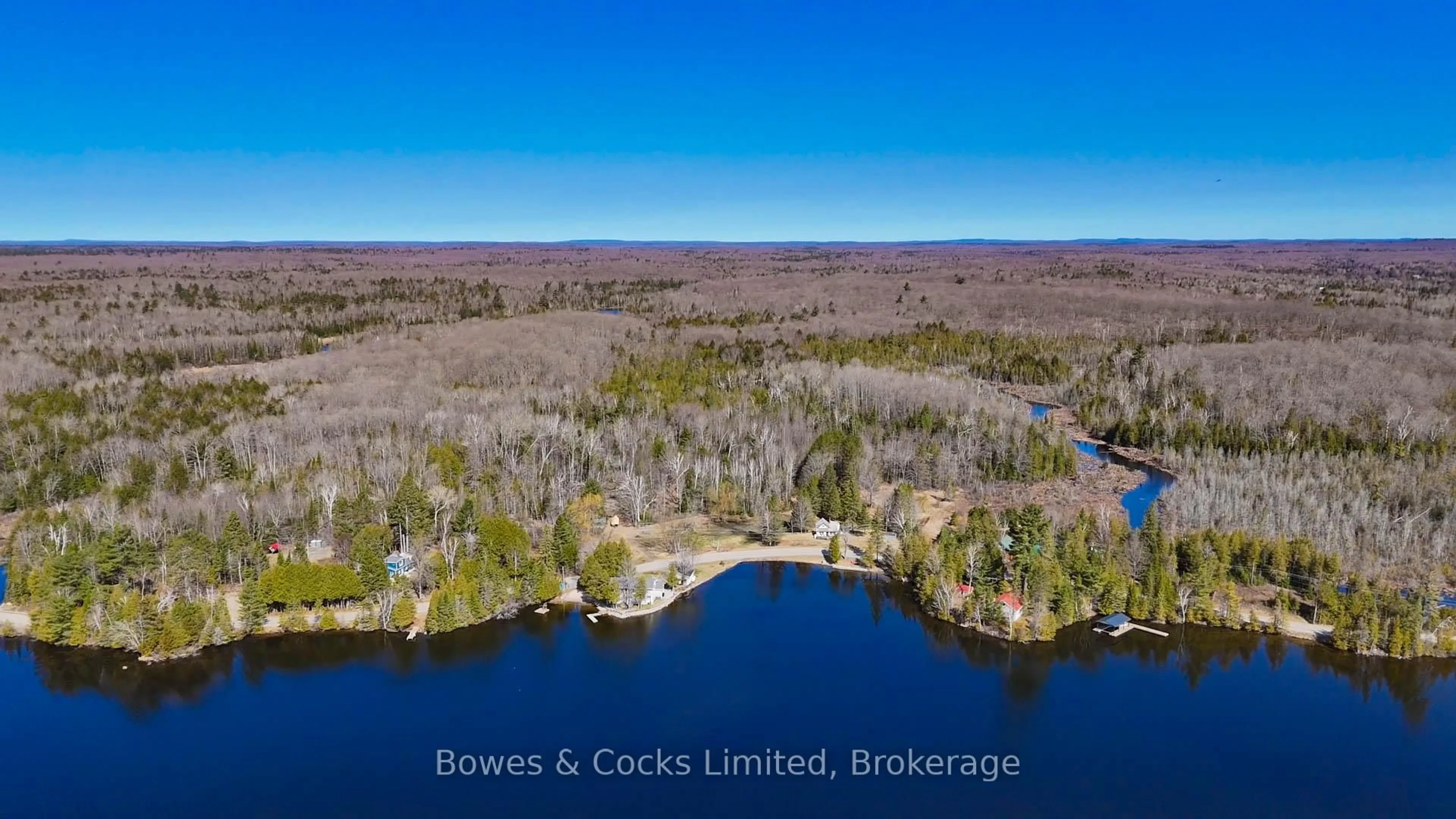 A pic from outside/outdoor area/front of a property/back of a property/a pic from drone, water/lake/river/ocean view for 348 Steenburg Lake Rd, Hastings Ontario K0L 1W0