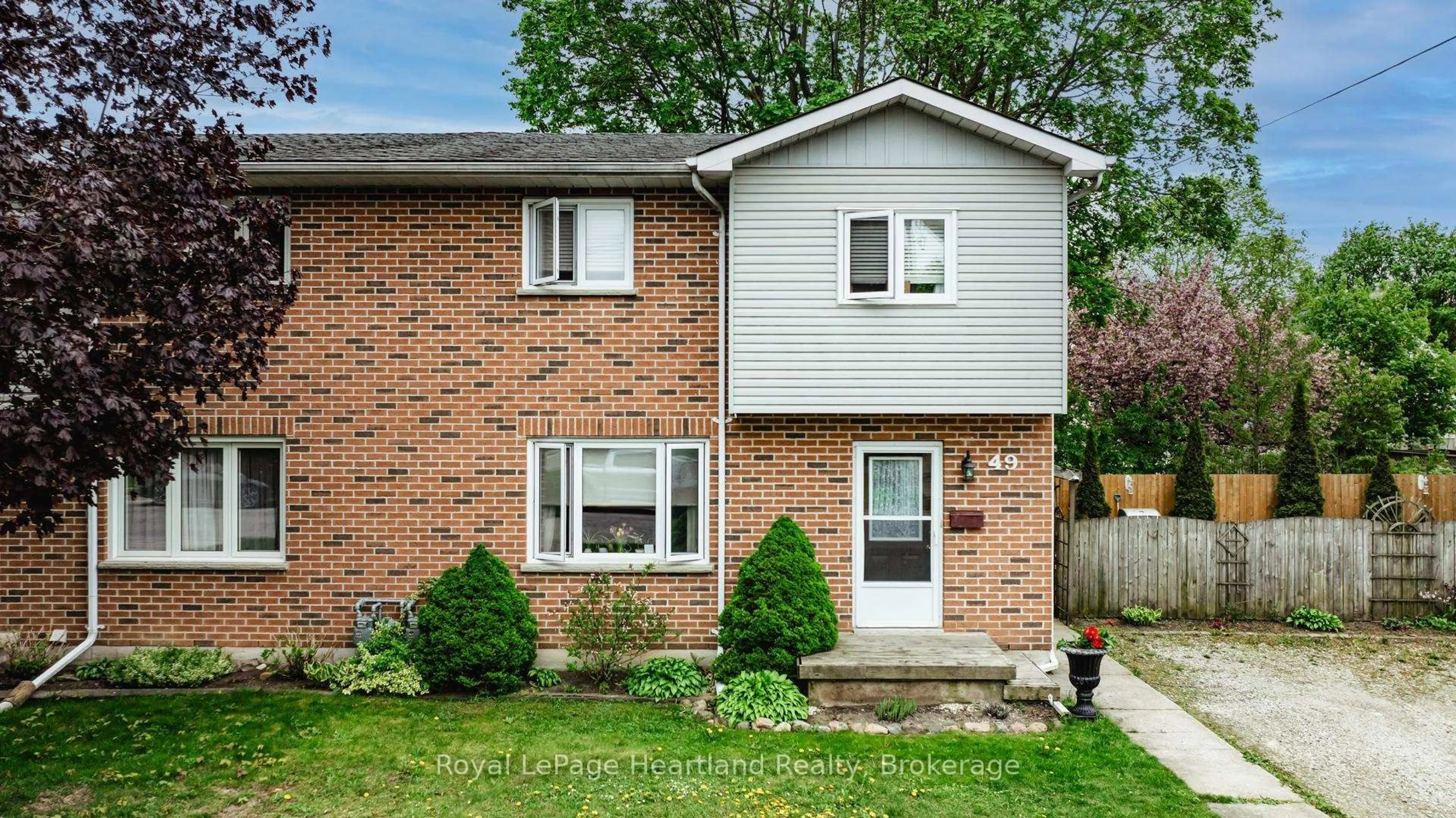 Home with brick exterior material, street for 49 Wellington St, South Huron Ontario N0M 1S2