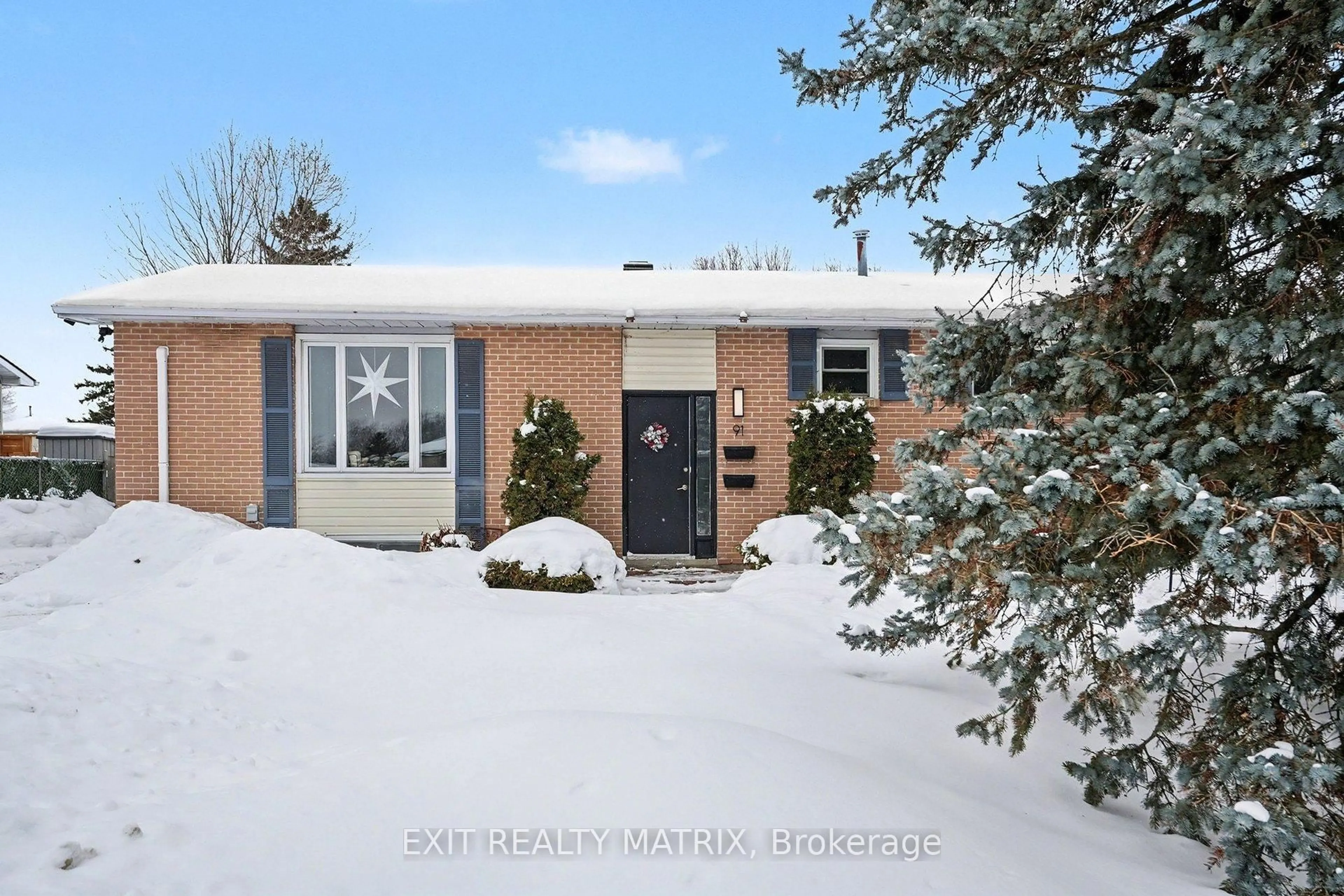 Home with brick exterior material, street for 91 Sheldrake Dr, Ottawa Ontario K2L 1T1