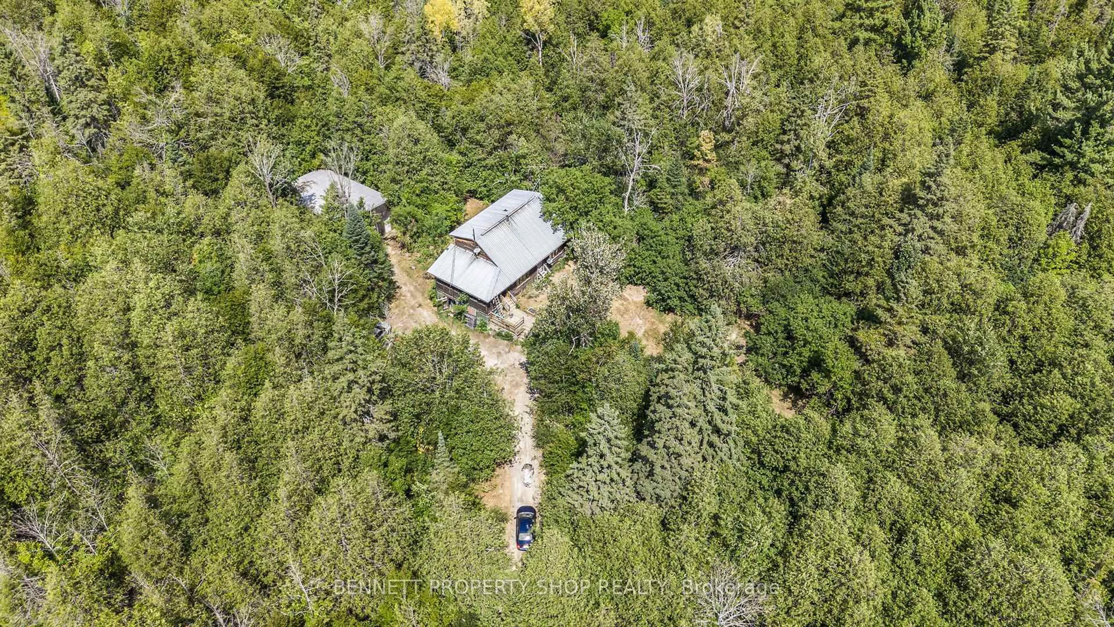 A pic from outside/outdoor area/front of a property/back of a property/a pic from drone, forest/trees view for 2488 Marshwood Rd, Carp Ontario K0A 1L0