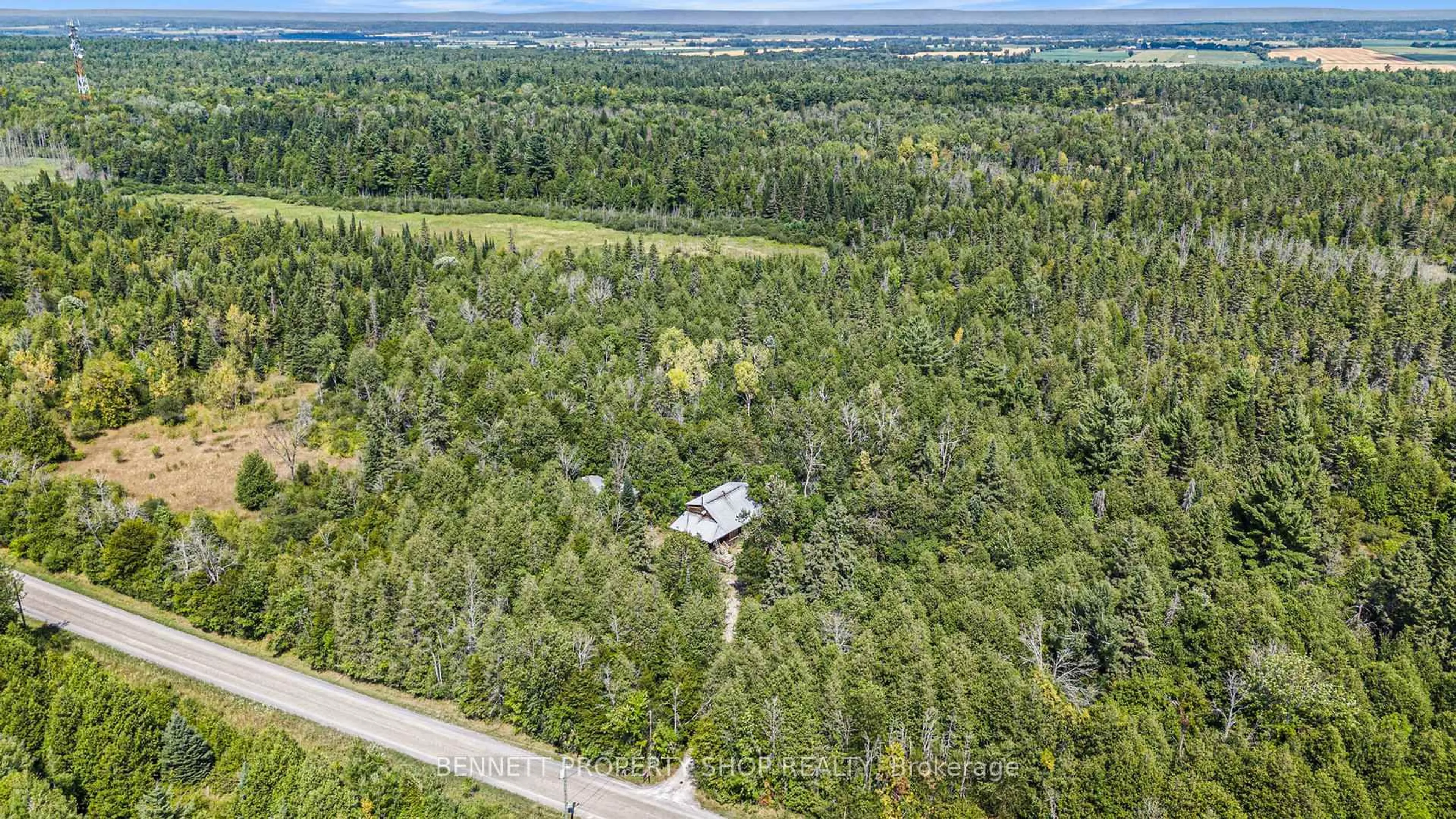 A pic from outside/outdoor area/front of a property/back of a property/a pic from drone, forest/trees view for 2488 Marshwood Rd, Carp Ontario K0A 1L0
