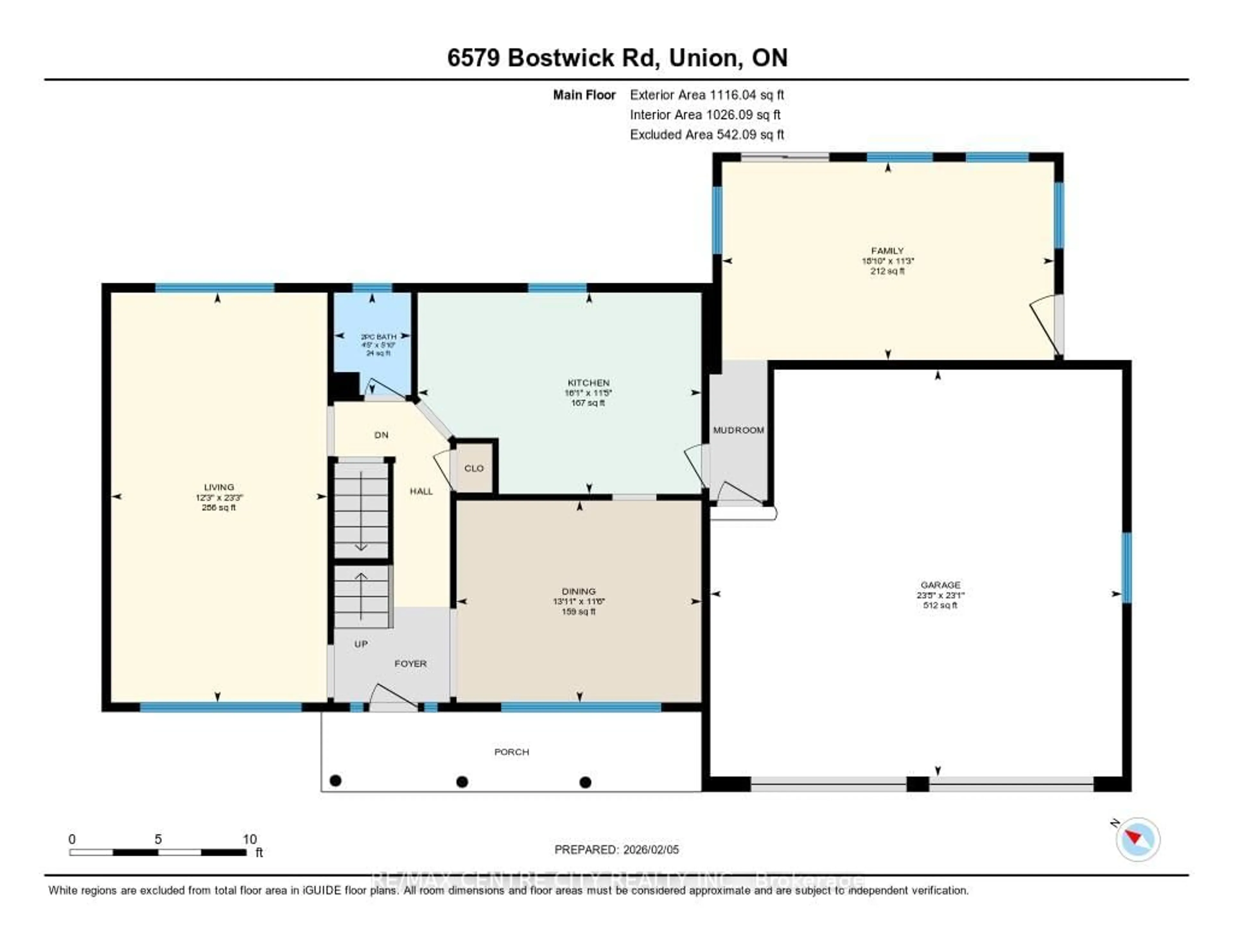 Floor plan for 6579 Bostwick Rd, Central Elgin Ontario N0L 2L0