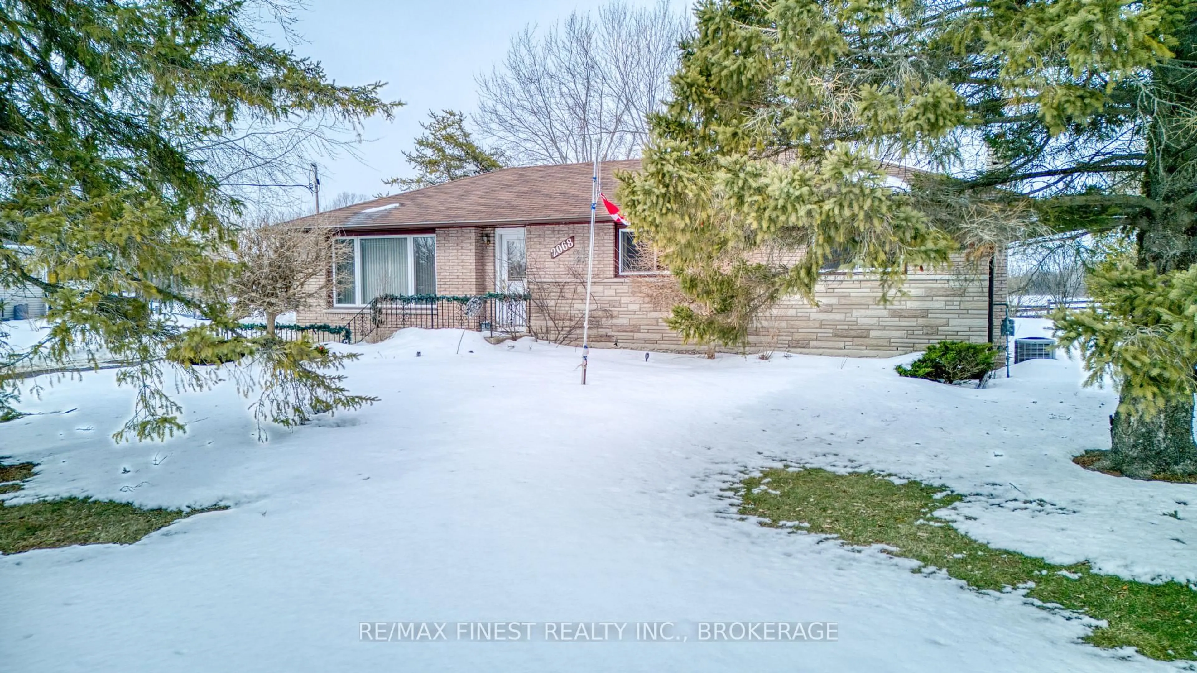 A pic from outside/outdoor area/front of a property/back of a property/a pic from drone, street for 2068 Unity Rd, Mcdonalds Corners Ontario K0H 1M0