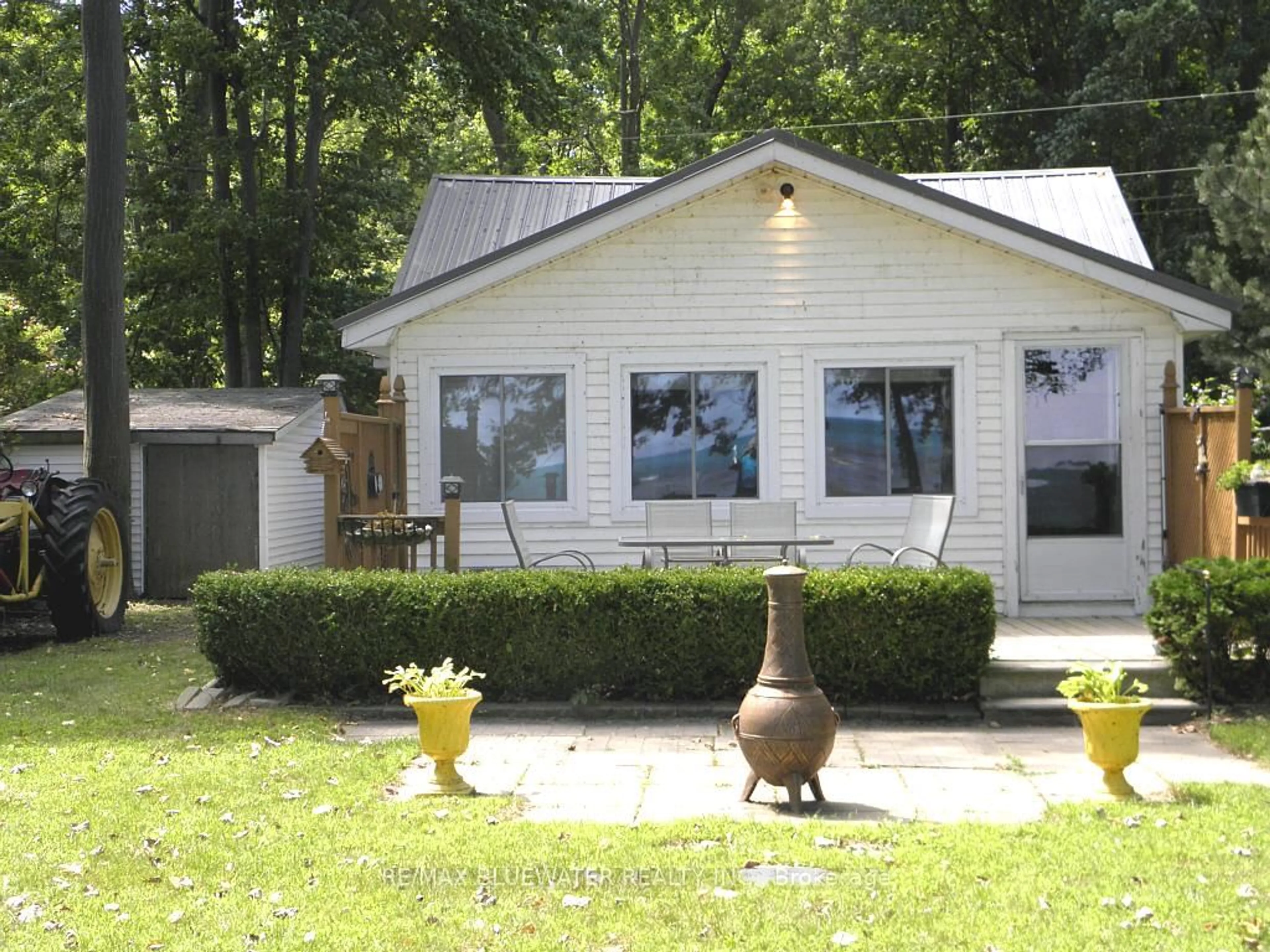 Home with vinyl exterior material, street for 9889 Lake Rd, Lambton Shores Ontario N0N 1J1