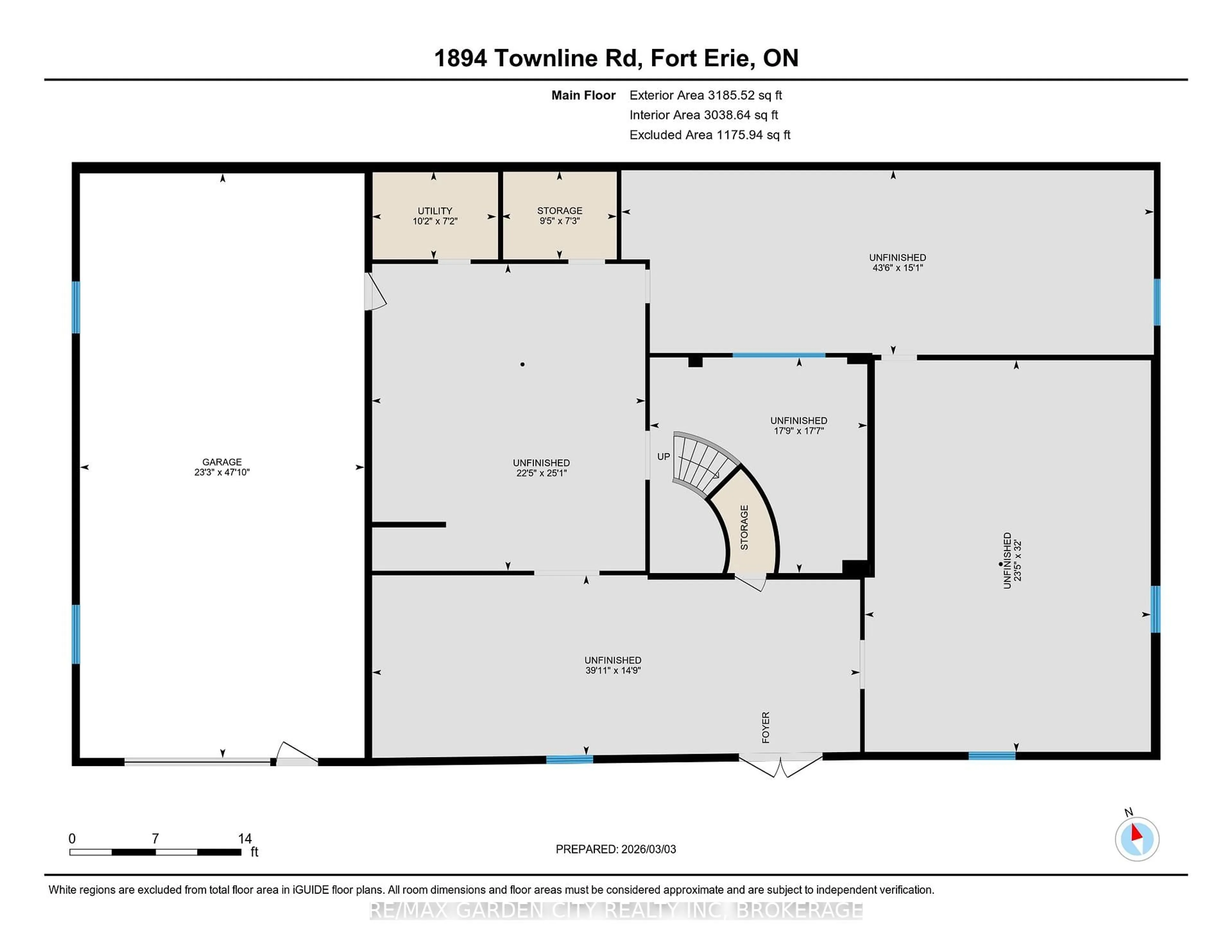 Floor plan for 1894 TOWNLINE Rd, Fort Erie Ontario L0S 1S0