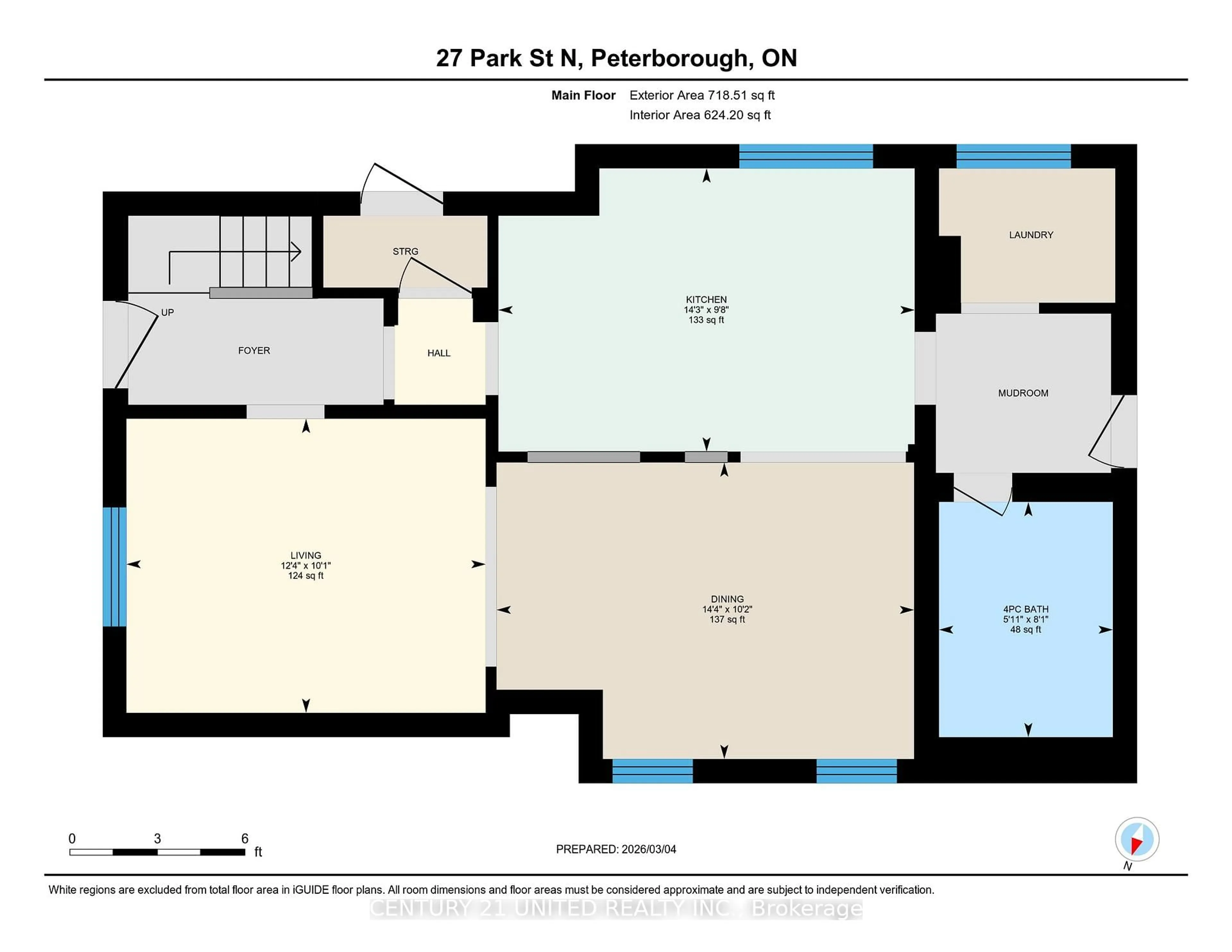 Floor plan for 27 Park St, Peterborough Ontario K9J 3V3