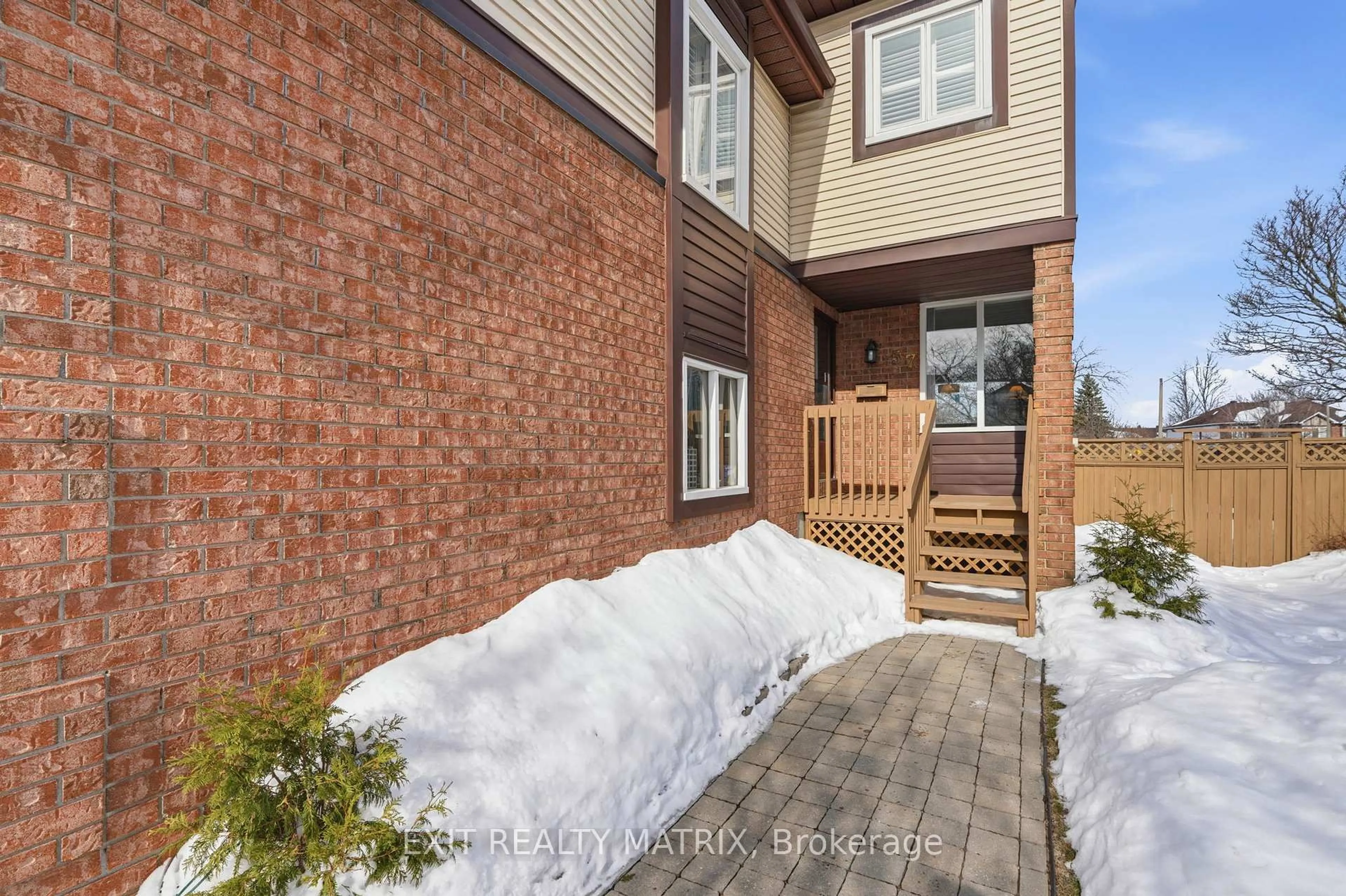 Home with brick exterior material, street for 57 Rosegarden Cres, Ottawa Ontario K1T 3A9