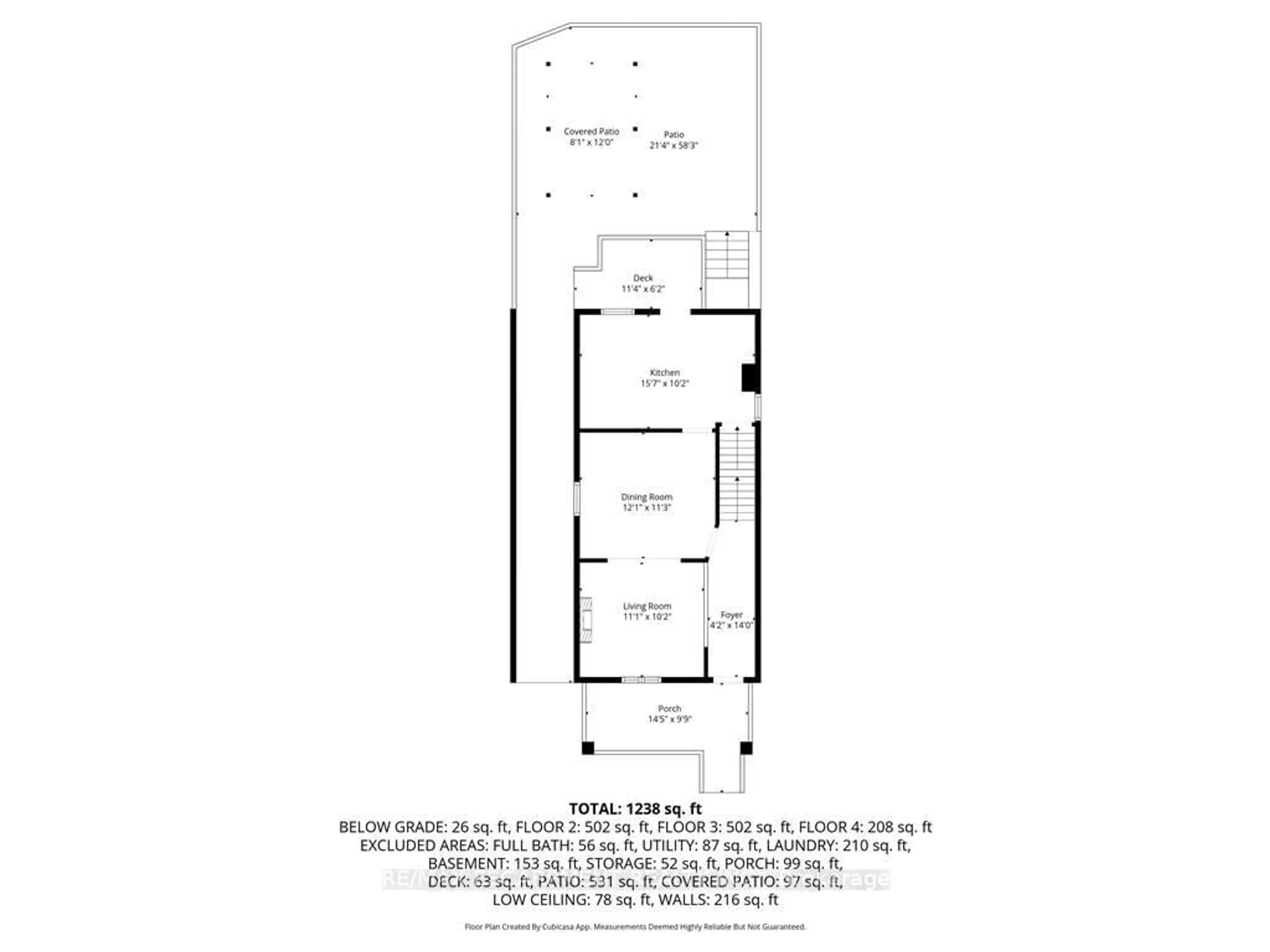 Floor plan for 44 Holton Ave, Hamilton Ontario L8L 6H4