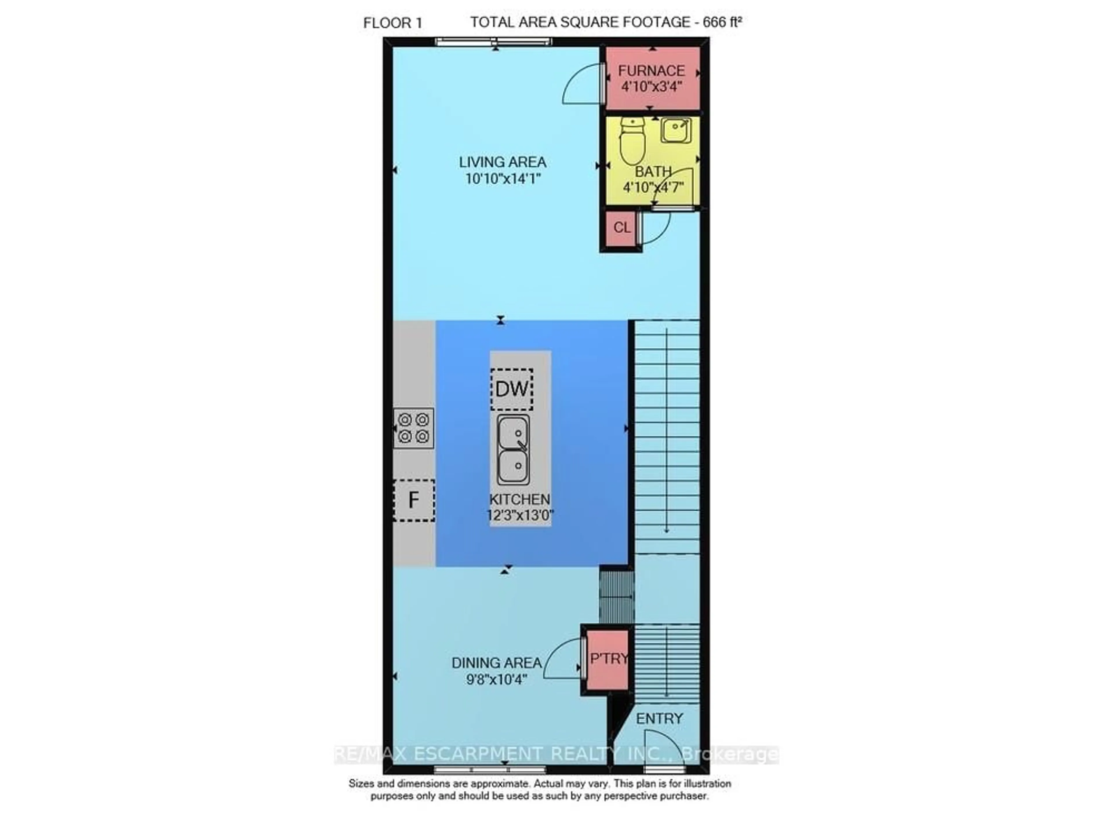Floor plan for 5048 Serena Dr, Lincoln Ontario L3J 1W3