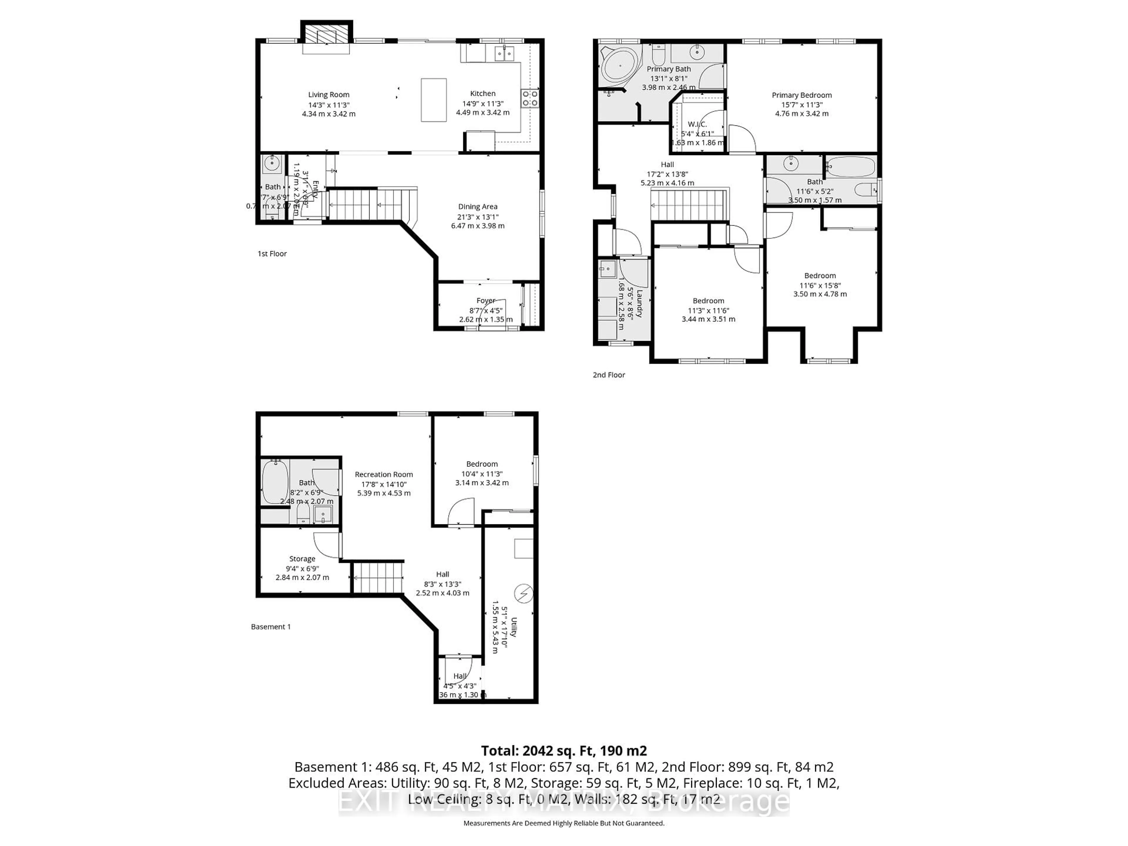 Floor plan for 194 Flowing Creek Circ, Ottawa Ontario K2M 2R7