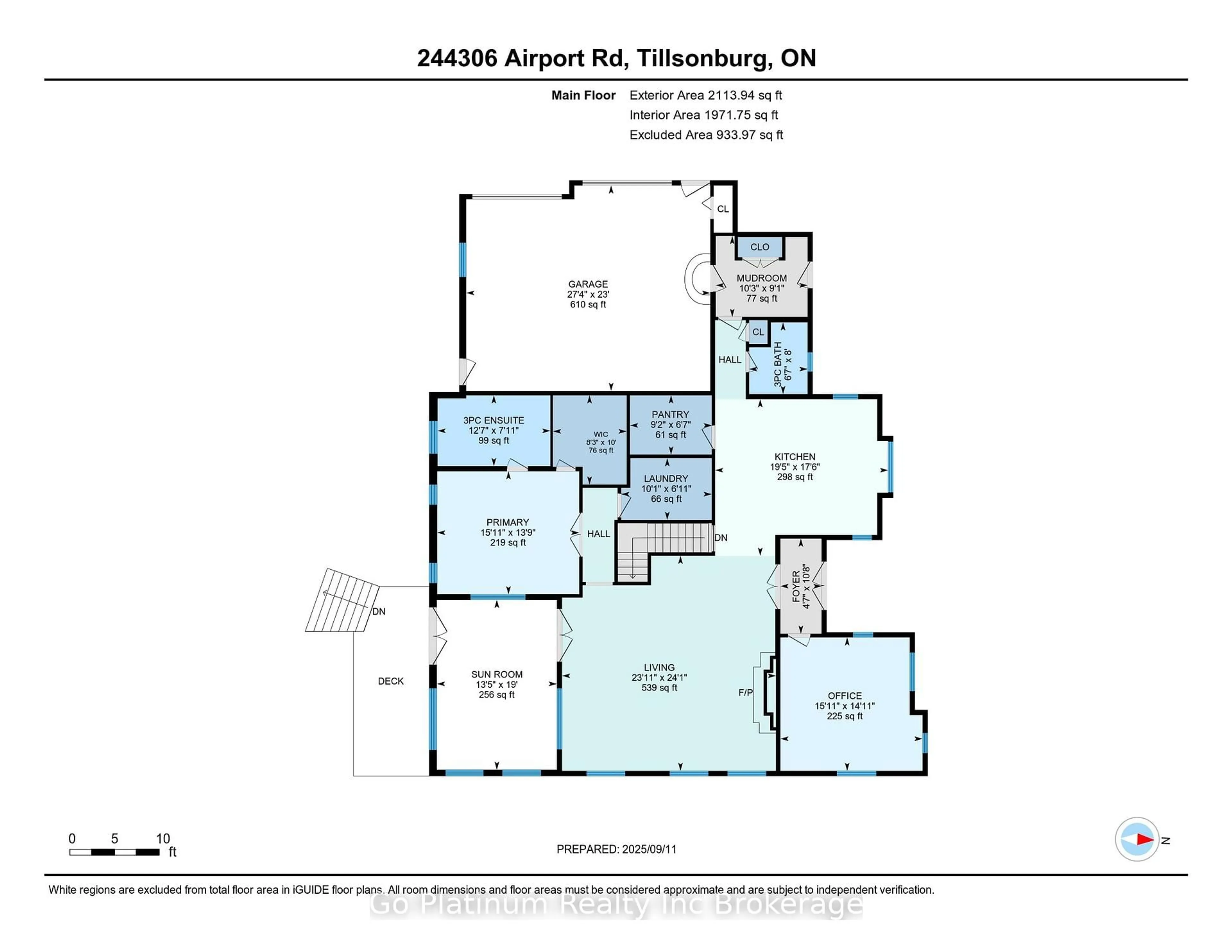 Floor plan for 244306 Airport Rd, South-West Oxford Ontario N4G 4H1