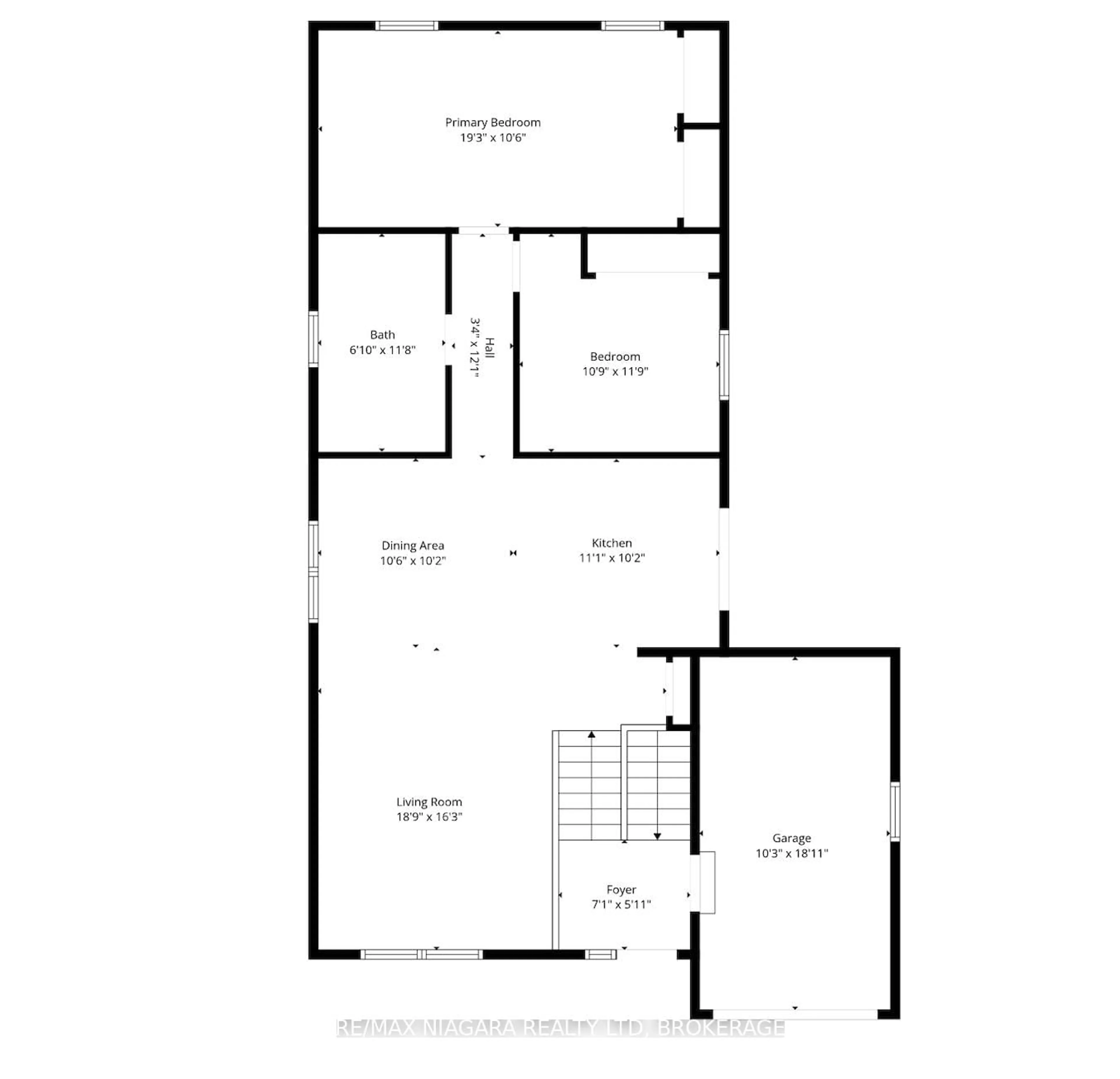 Floor plan for 232 Regatta Dr, Welland Ontario L3B 6E8