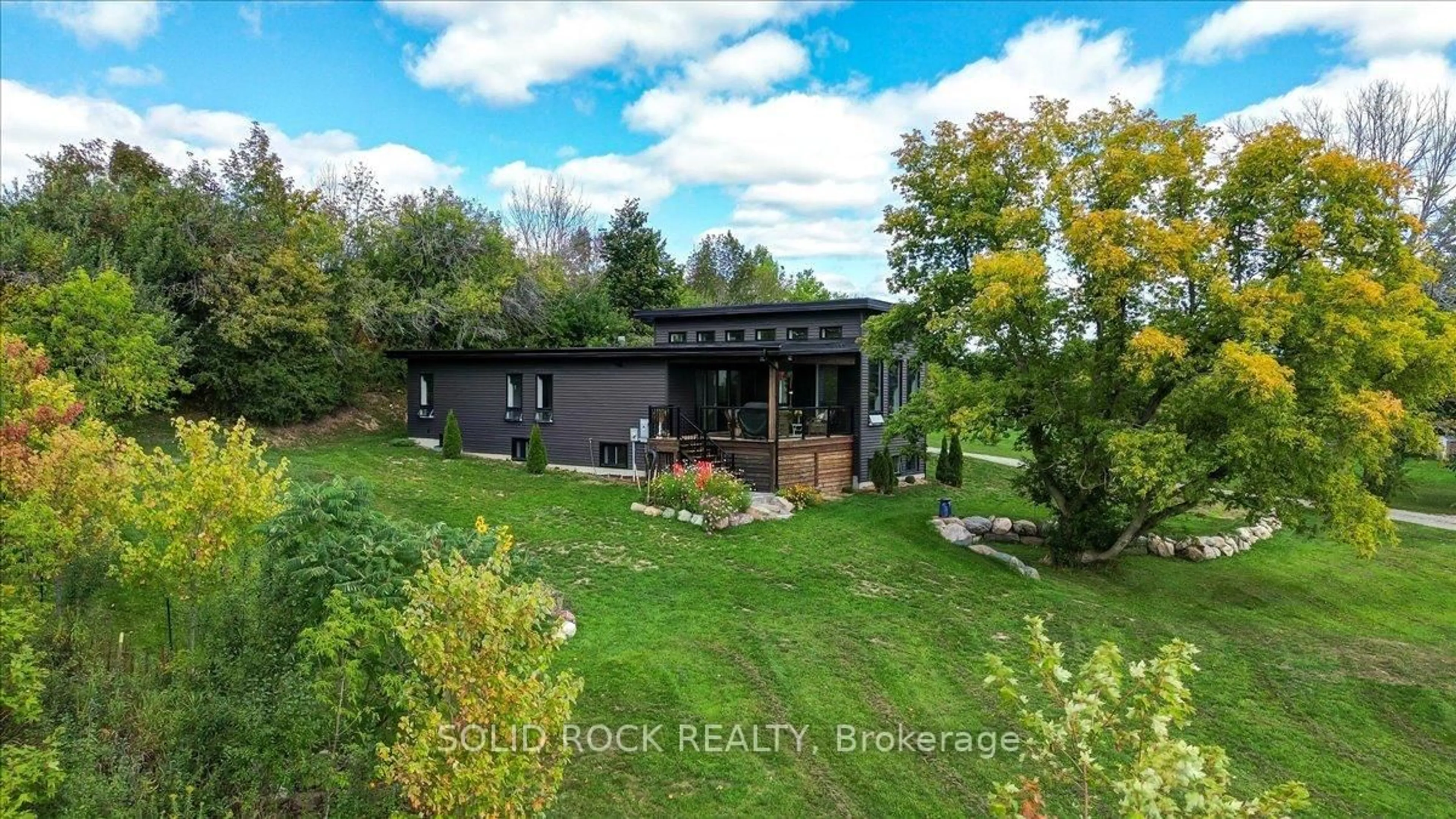 A pic from outside/outdoor area/front of a property/back of a property/a pic from drone, water/lake/river/ocean view for 506 Catchmore Rd, Trent Hills Ontario K0L 1L0