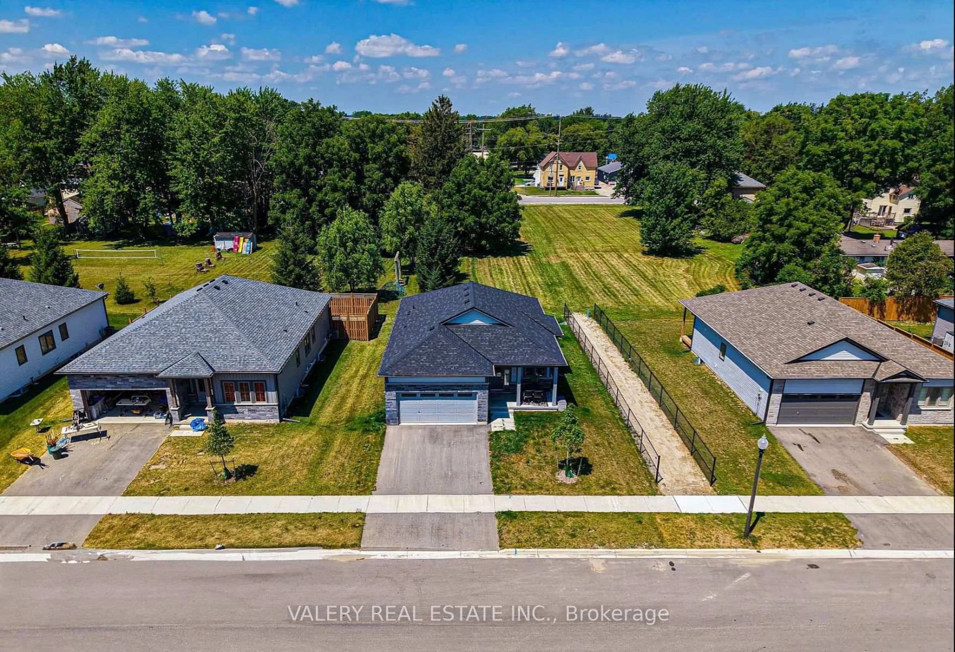 A pic from outside/outdoor area/front of a property/back of a property/a pic from drone, water/lake/river/ocean view for 142 Ellen St, North Perth Ontario N0G 1B0