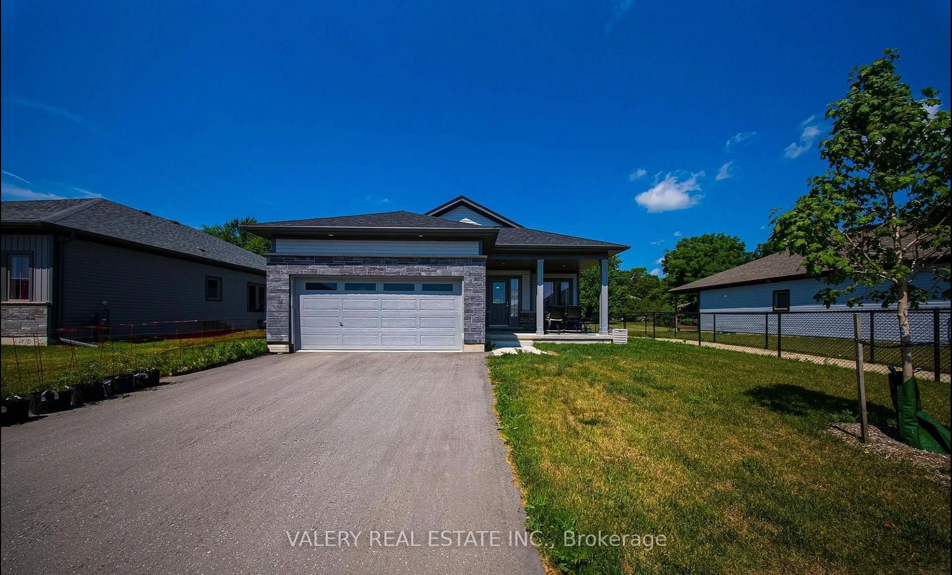 A pic from outside/outdoor area/front of a property/back of a property/a pic from drone, water/lake/river/ocean view for 142 Ellen St, North Perth Ontario N0G 1B0