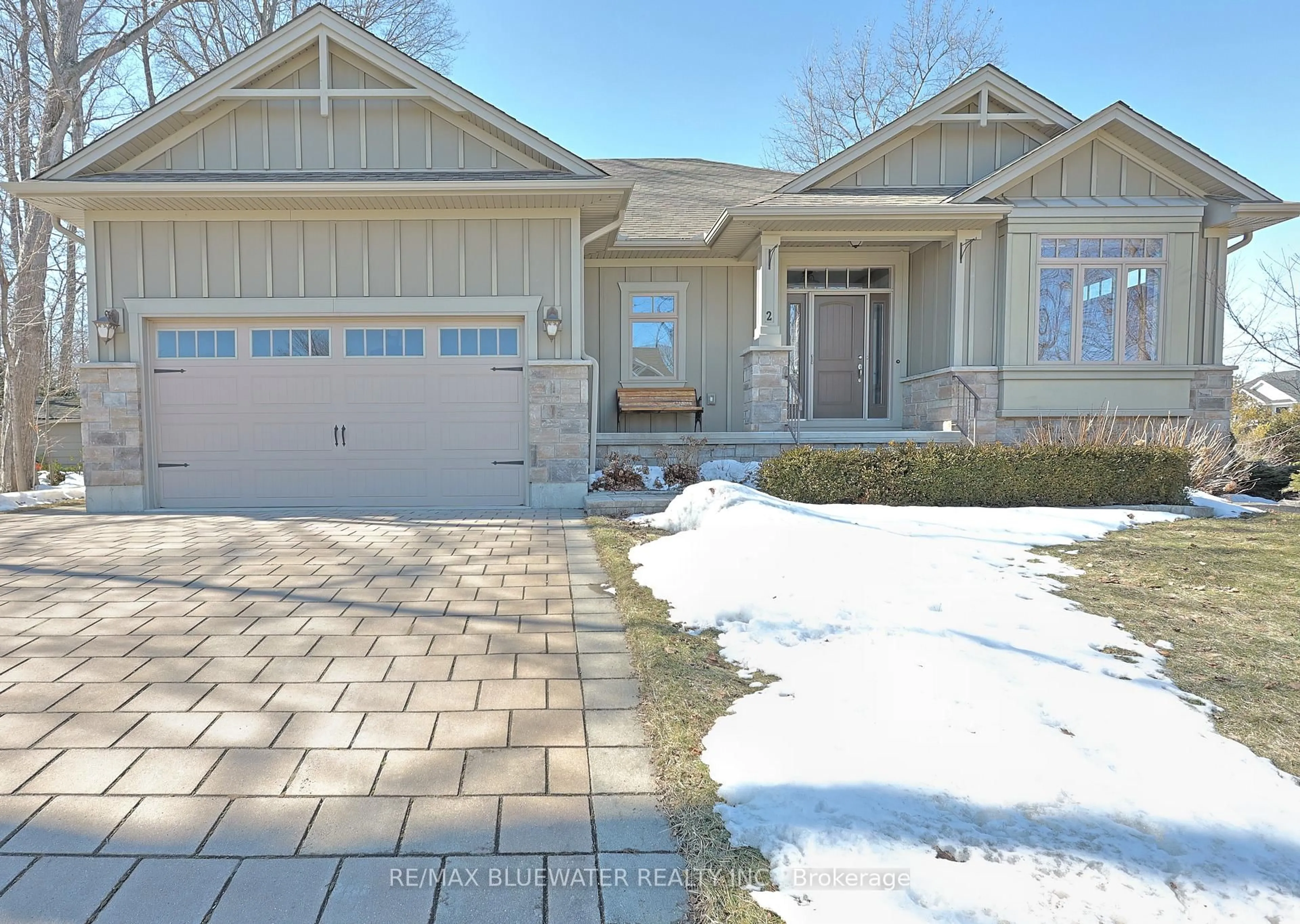 Home with brick exterior material, street for 2 Hayter Dr, Lambton Shores Ontario N0M 1T0