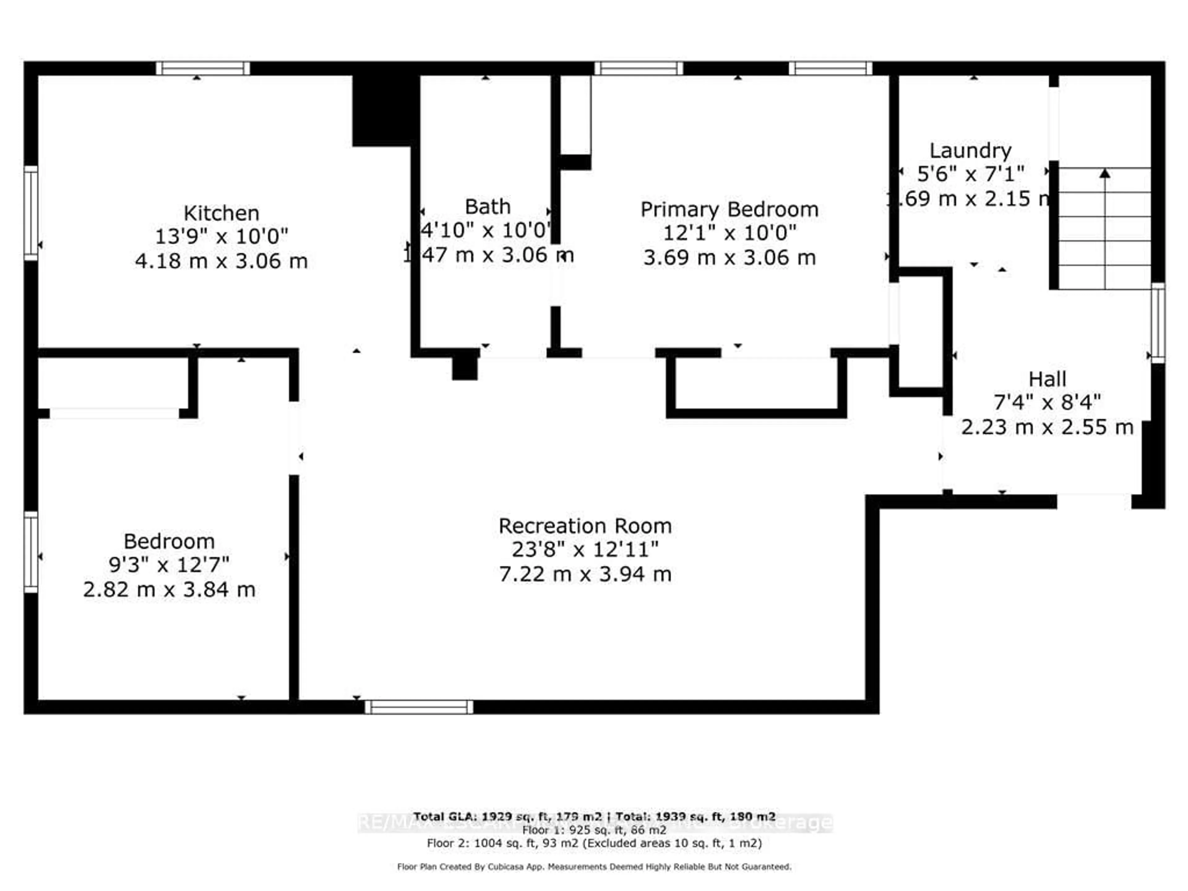 Floor plan for 167 Miles Rd, Hamilton Ontario L8W 1E2