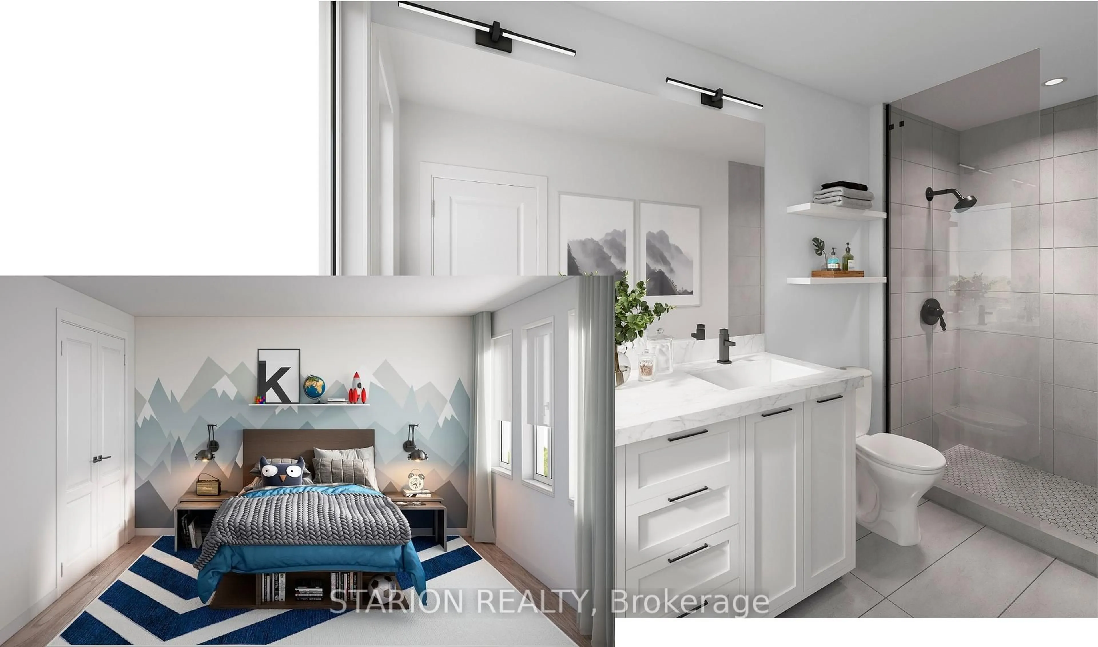 Contemporary bathroom, ceramic/tile floor for 44 Hickey Lane, Kawartha Lakes Ontario K9V 0T2