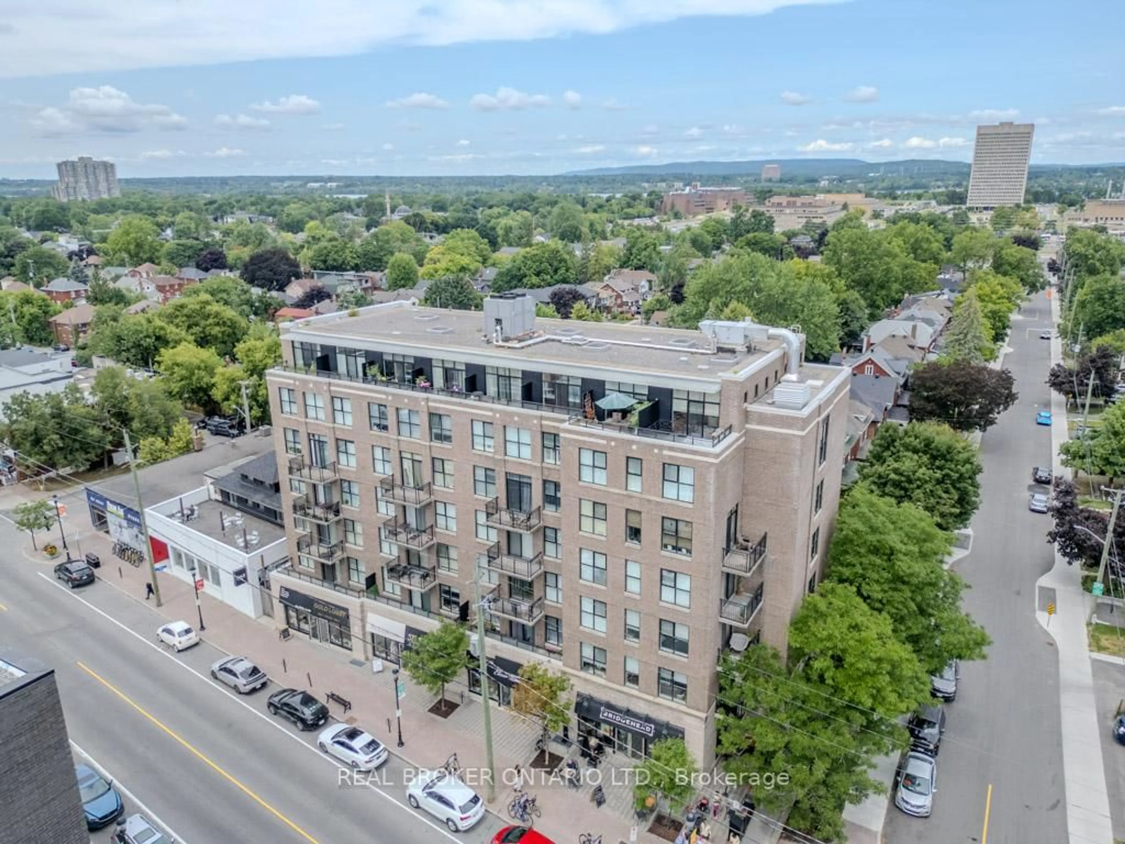 A pic from outside/outdoor area/front of a property/back of a property/a pic from drone, city buildings view from balcony for 150 Caroline Ave #604, Ottawa Ontario K1Y 4X8