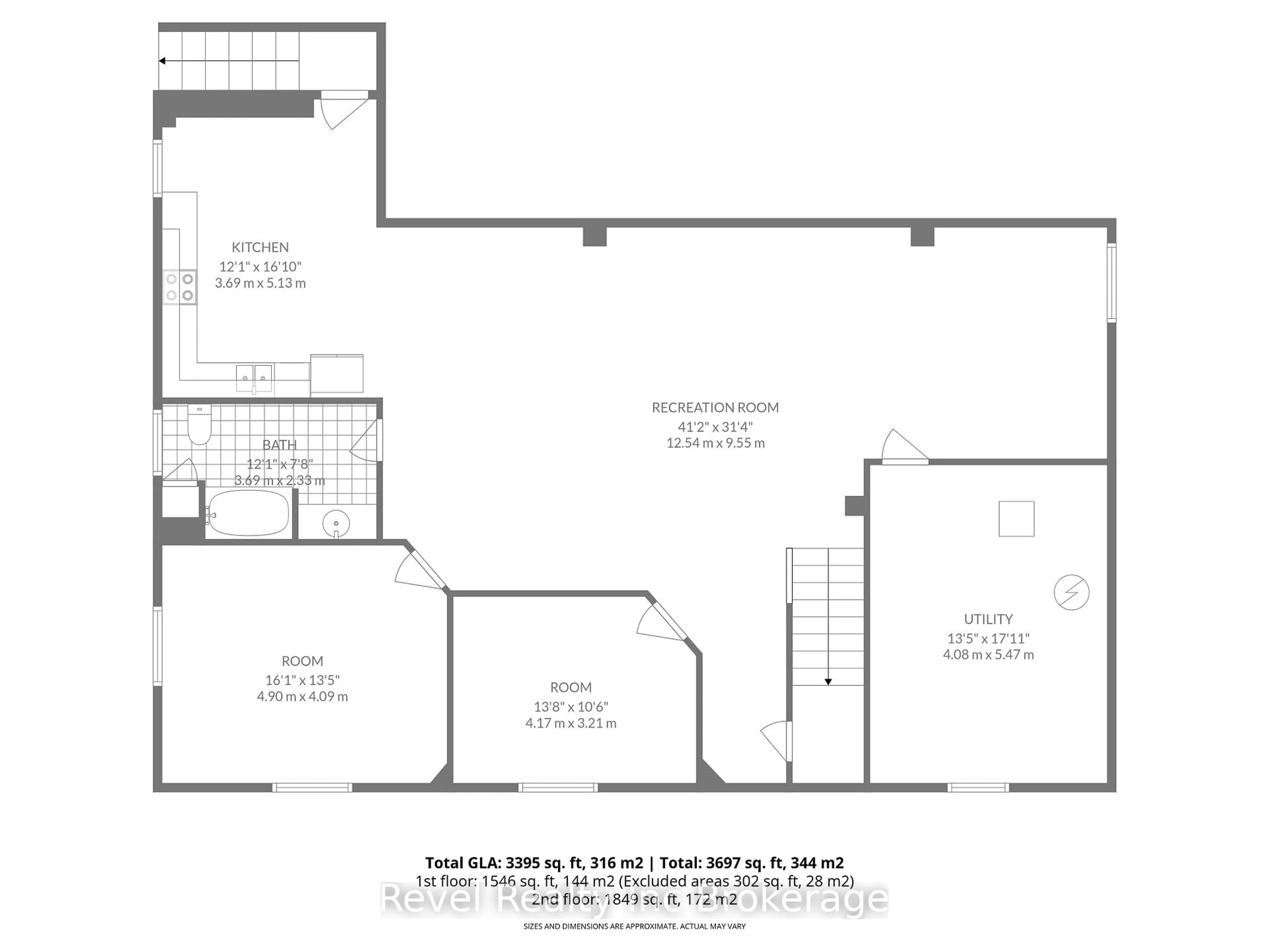 Floor plan for 623 Devonshire Ave, Woodstock Ontario N4S 5P9