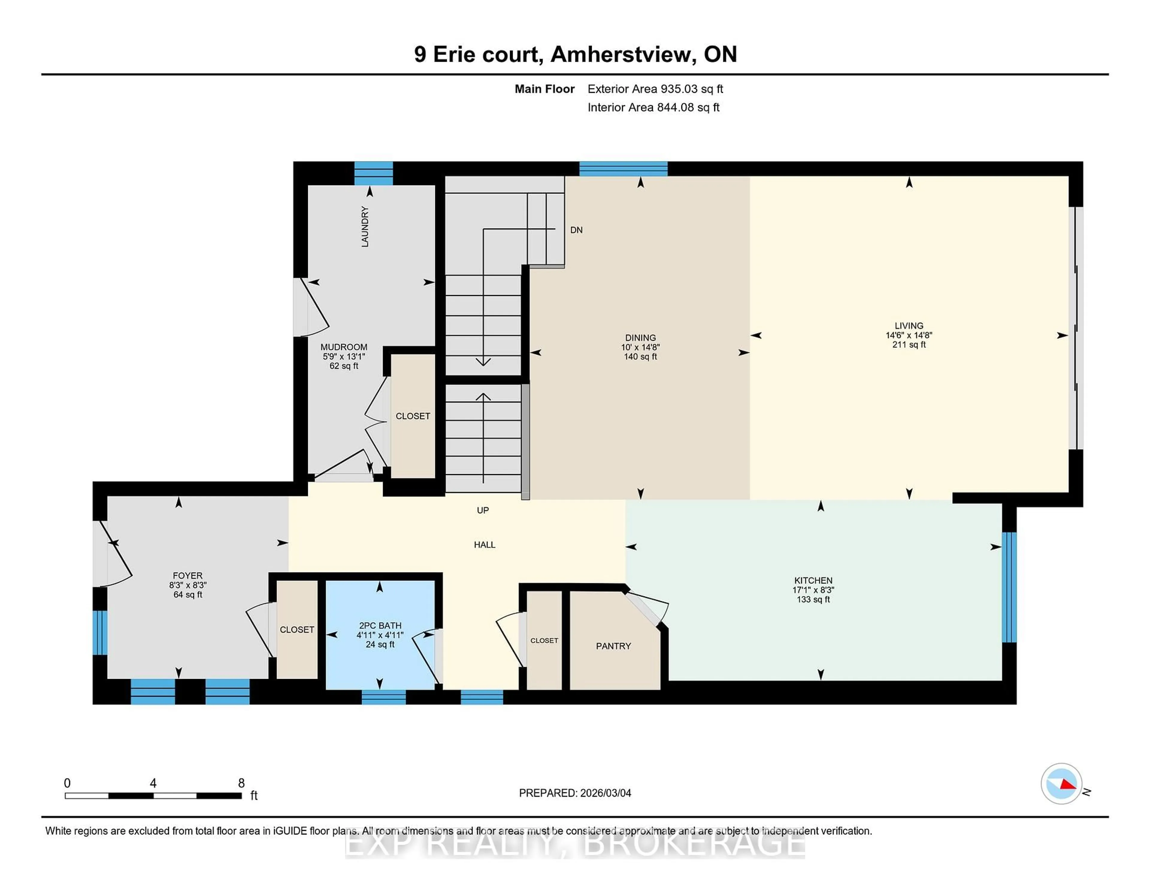 Floor plan for 9 ERIE Crt, Loyalist Ontario K7N 0E3