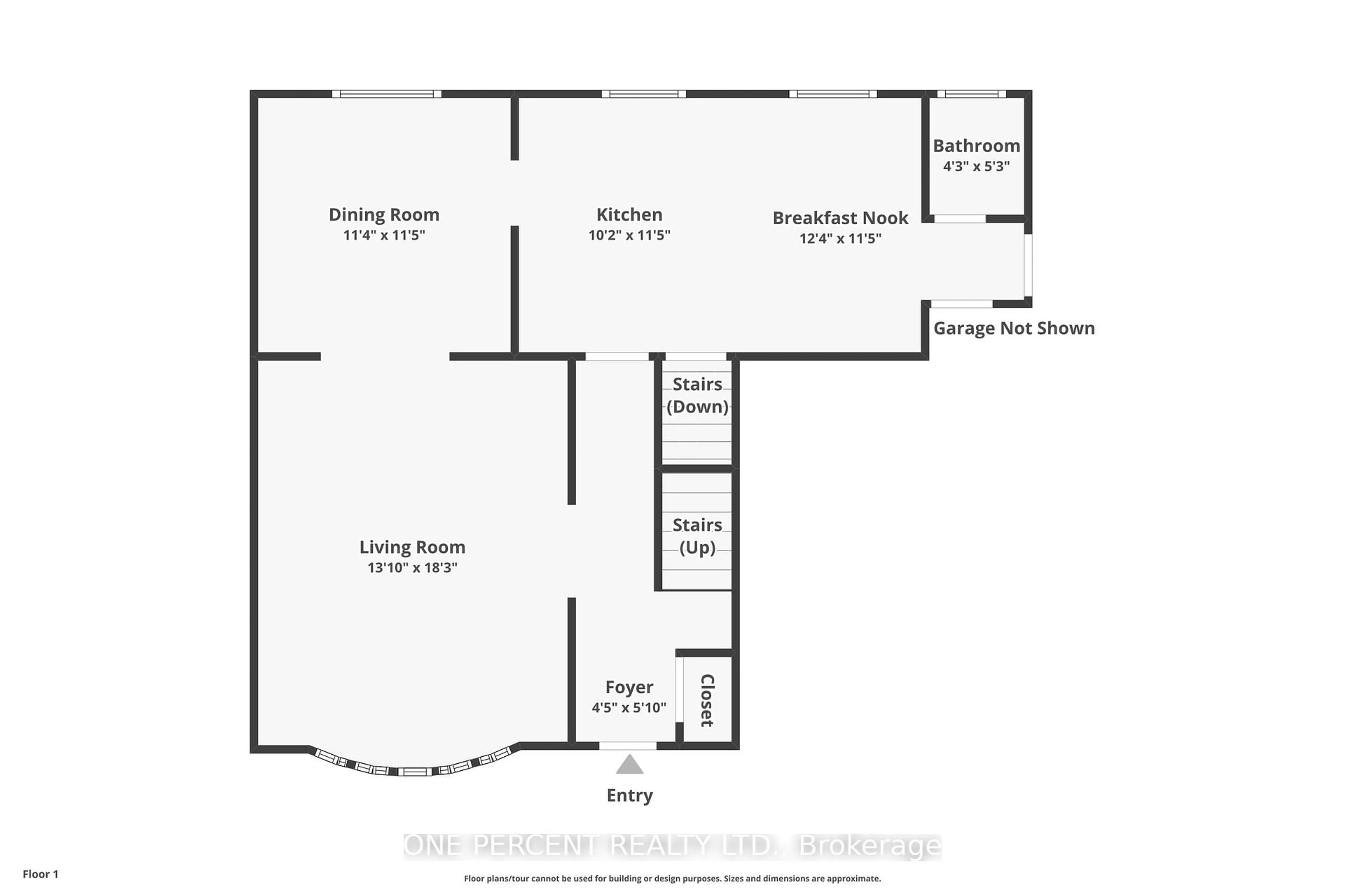 Floor plan for 5 Parkridge Cres, Ottawa Ontario K1B 3E6