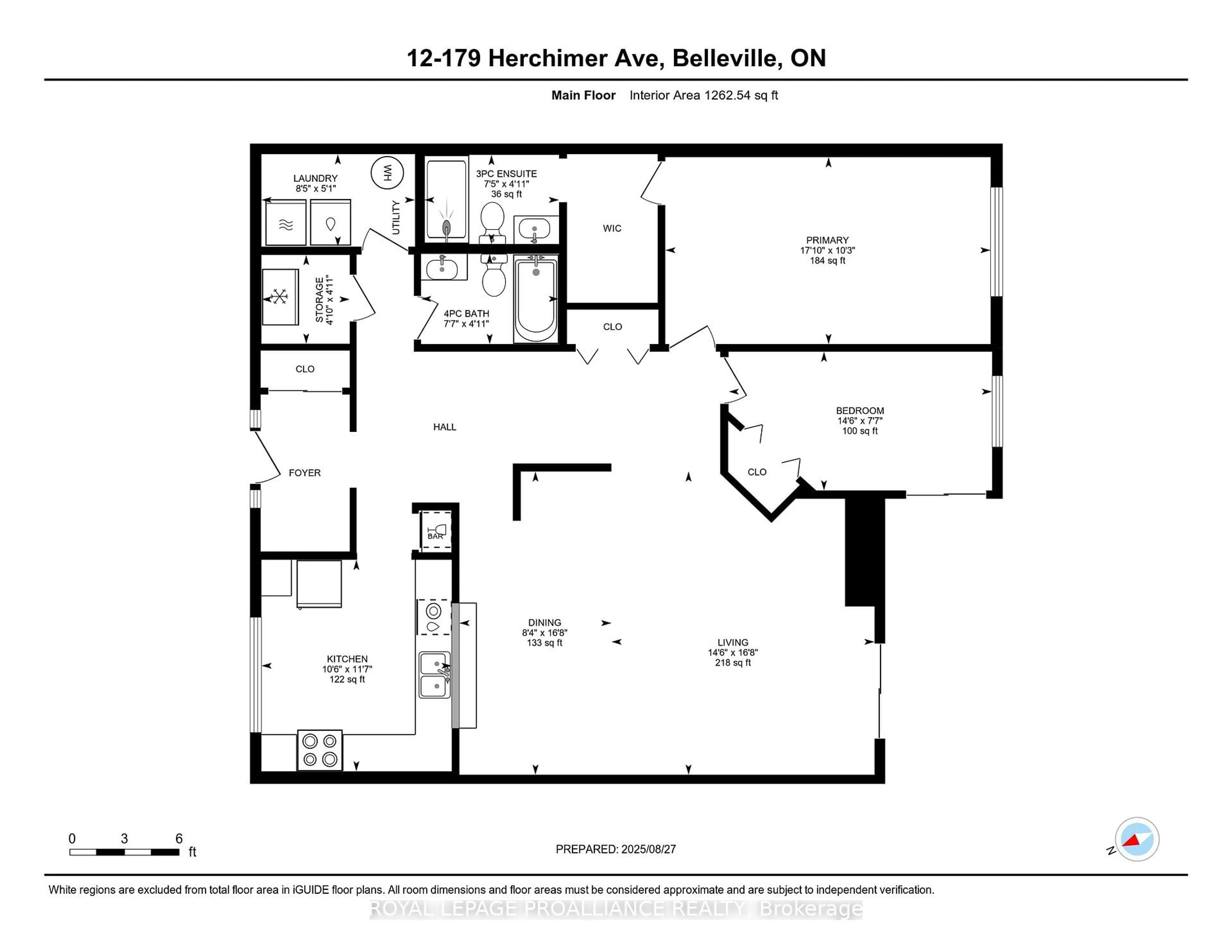 Floor plan for 179 Herchimer Ave #12, Belleville Ontario K8N 4G7