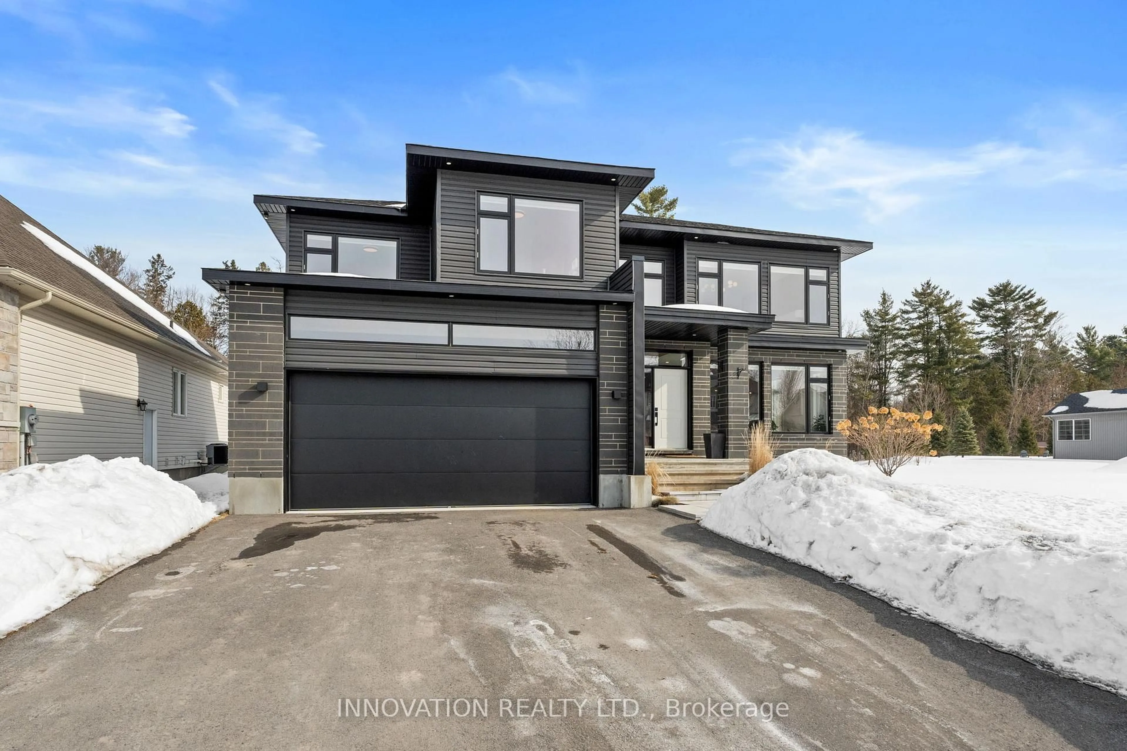 Home with brick exterior material, street for 195 Charlies Lane, Carp Ontario K0A 1L0