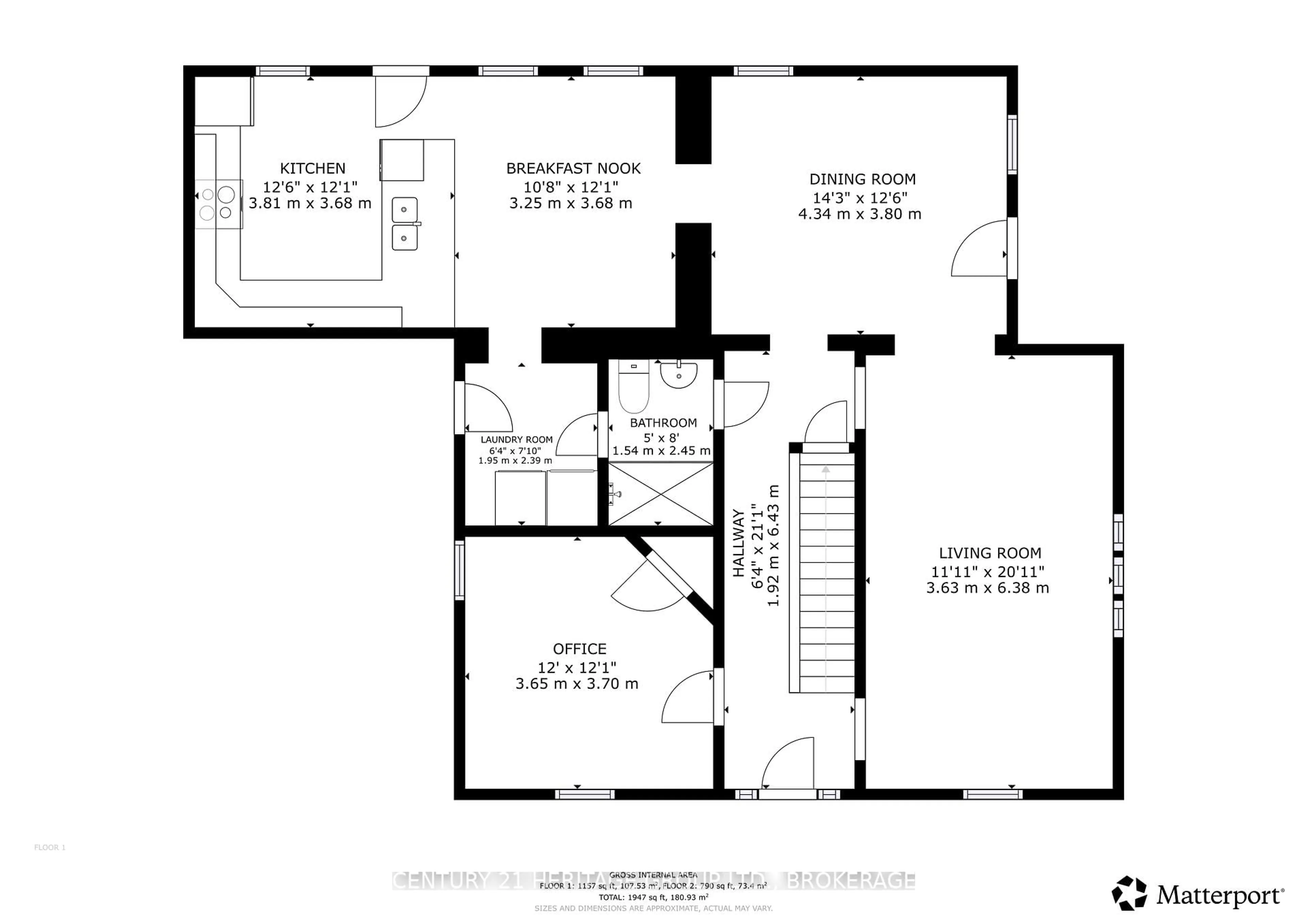 Floor plan for 75 Robert St, Greater Napanee Ontario K7R 2M2