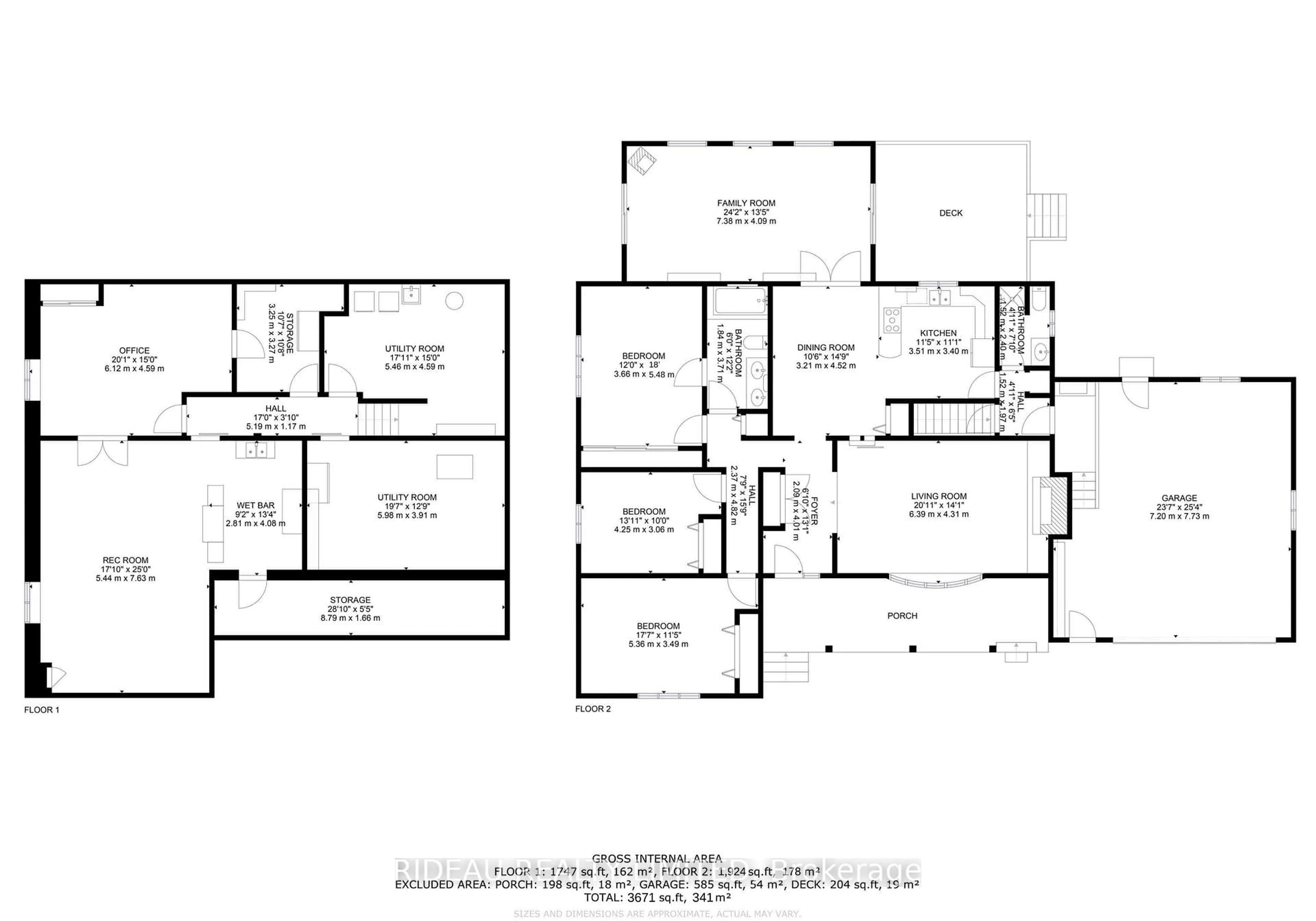 Floor plan for 1445 Rickards Rd, Perth Road Ontario K0H 2L0