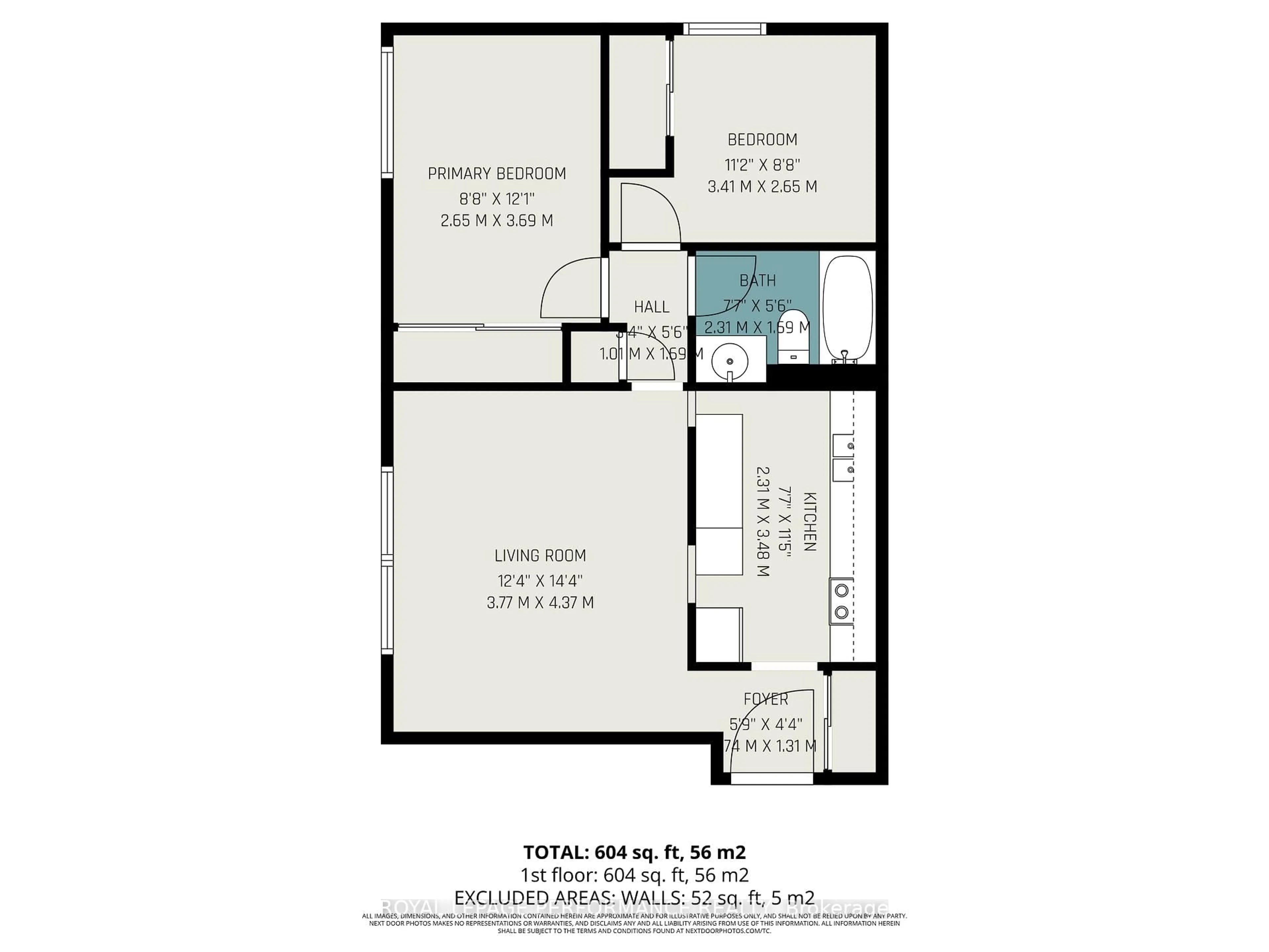 Floor plan for 51 Sumac St #8, Ottawa Ontario K1J 7T7