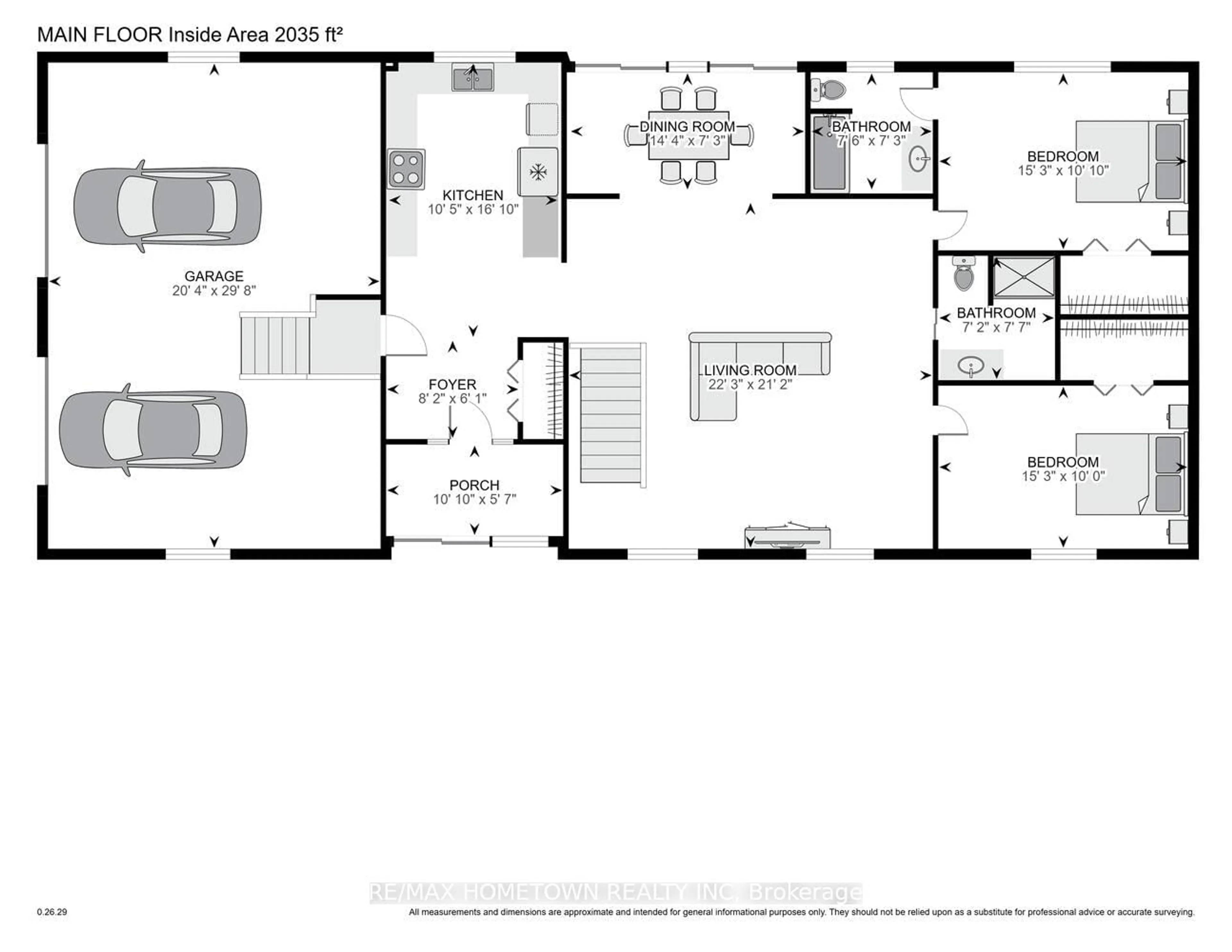 Floor plan for 323 County Rd 5 Rd, Front of Yonge Ontario K0E 1R0