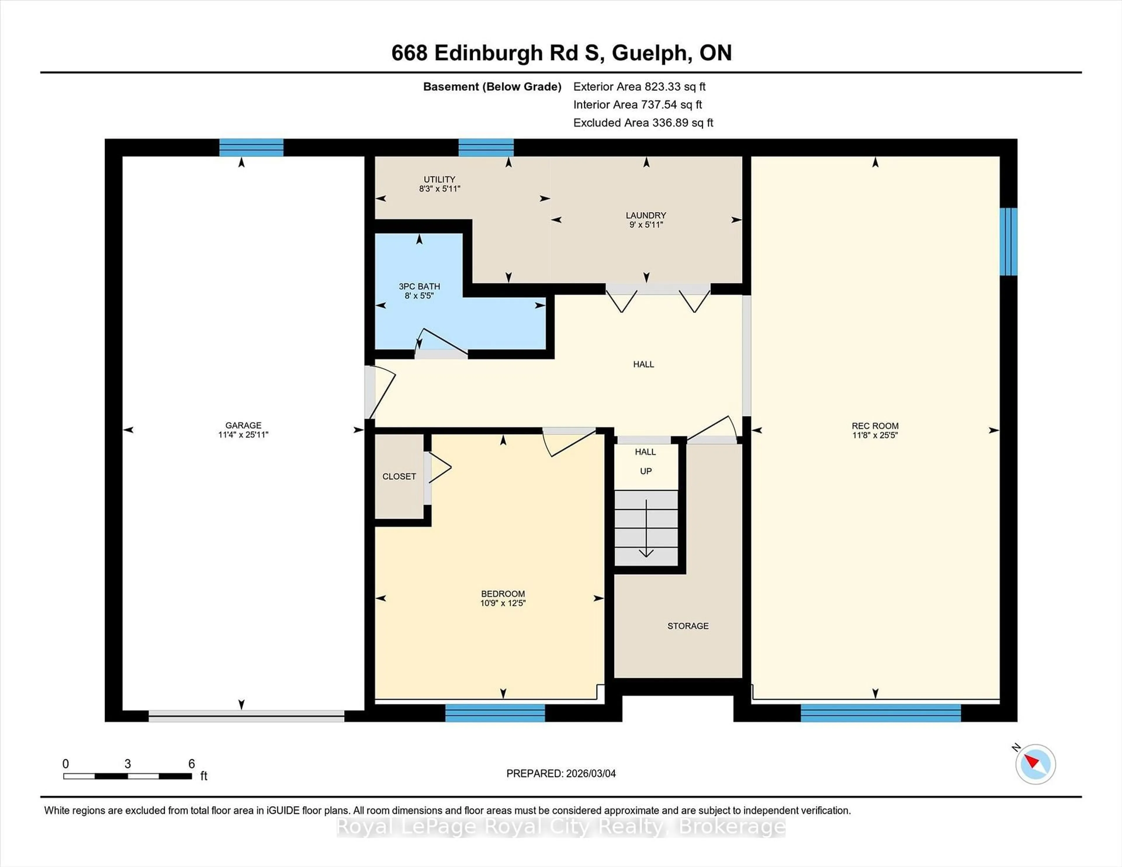 Floor plan for 668 Edinburgh Rd, Guelph Ontario N1G 4H8
