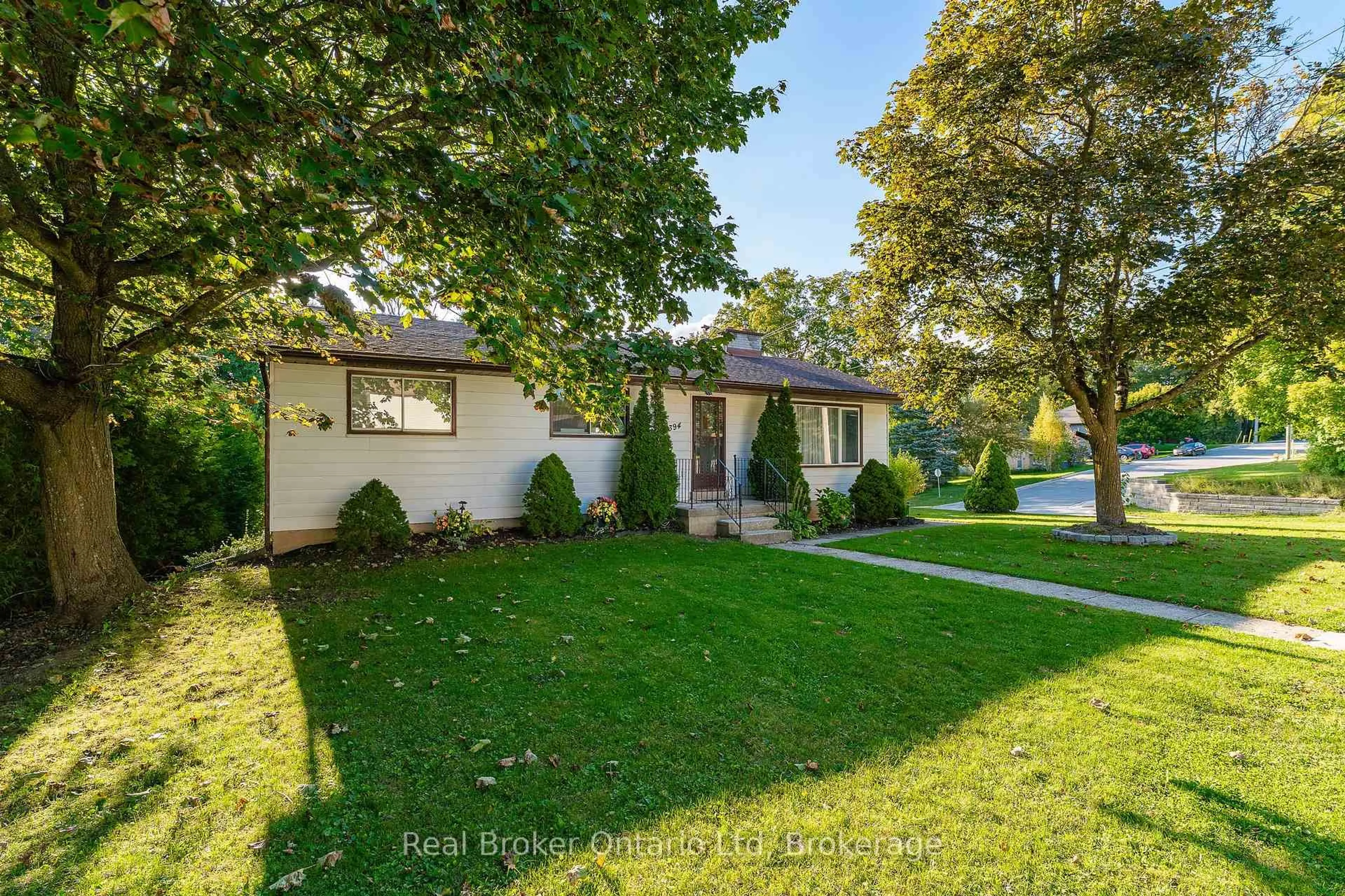 A pic from outside/outdoor area/front of a property/back of a property/a pic from drone, street for 394 Queen St, West Grey Ontario N0G 1R0