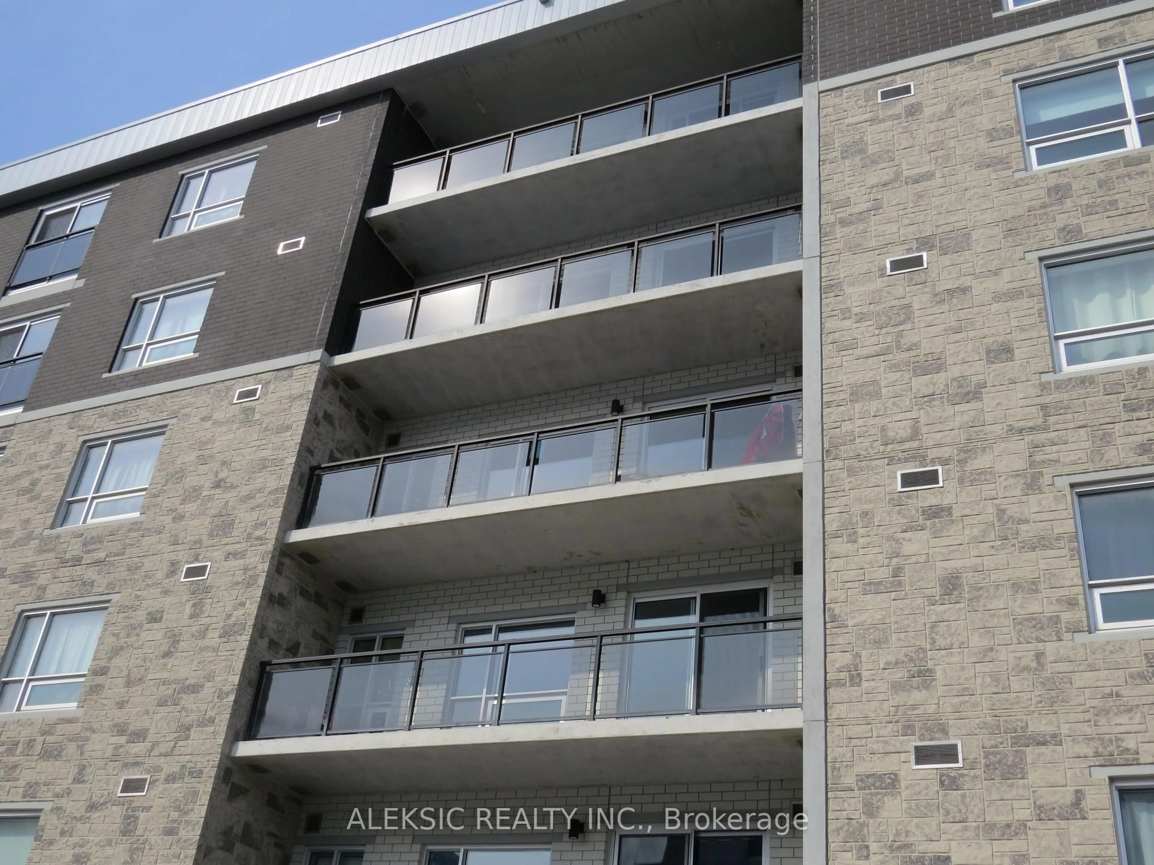 Balcony in the apartment, building for 275 Larch St #H404, Waterloo Ontario N2L 3R2