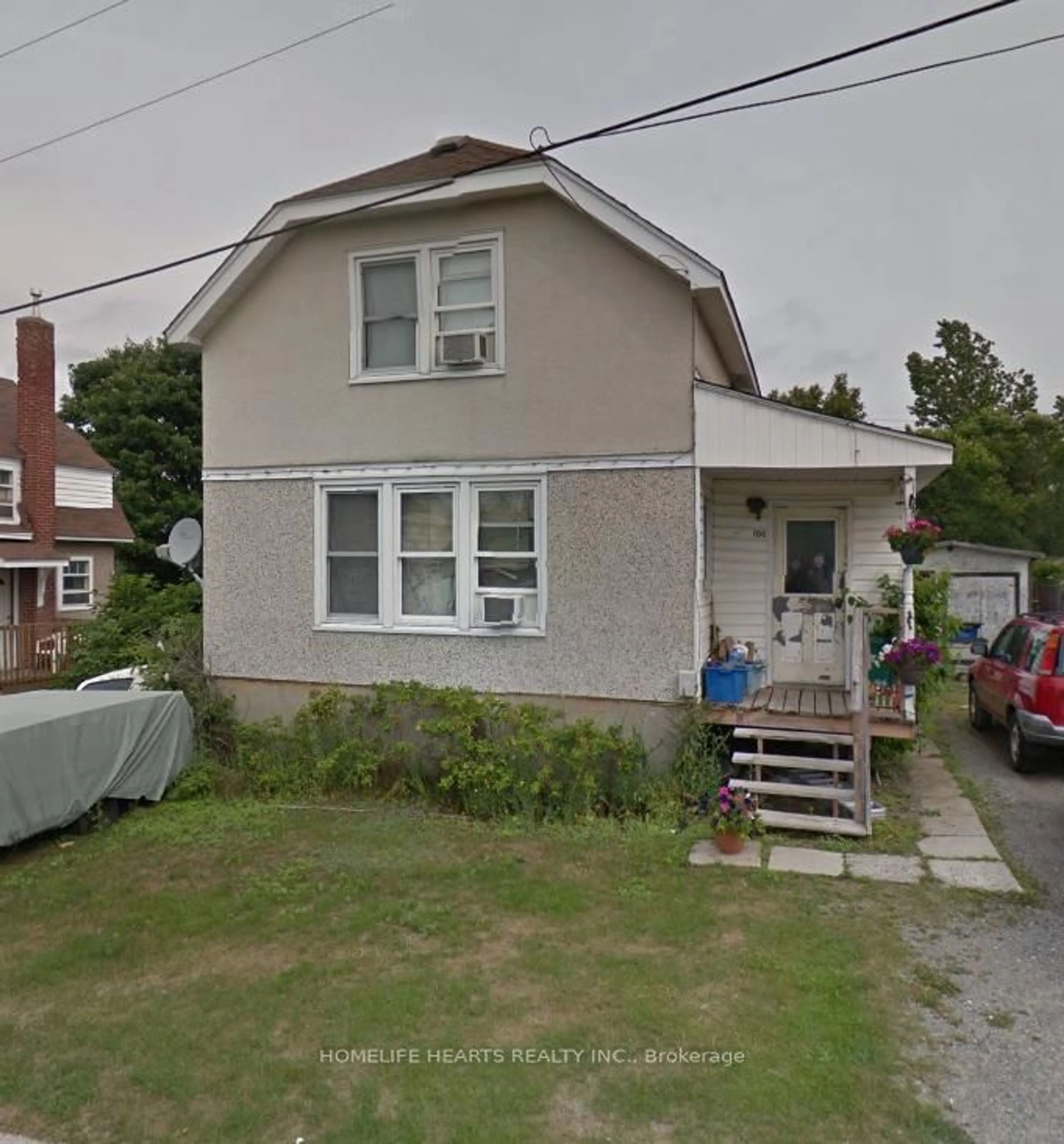 A pic from outside/outdoor area/front of a property/back of a property/a pic from drone, street for 100 Henry St, Sudbury Remote Area Ontario P3L 1A4