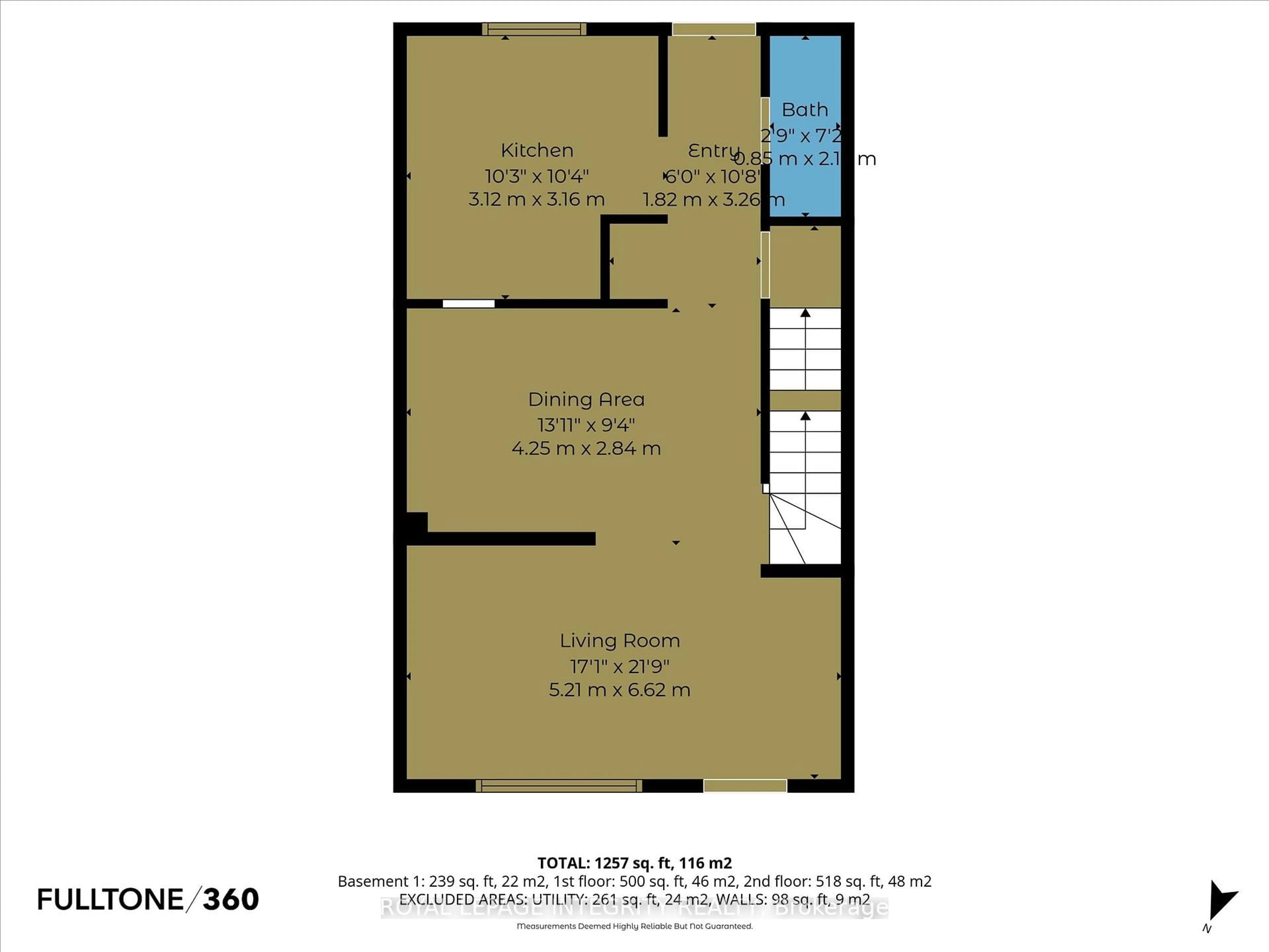 Floor plan for 228 Millroad Way #5, Orleans Ontario K1E 2C9