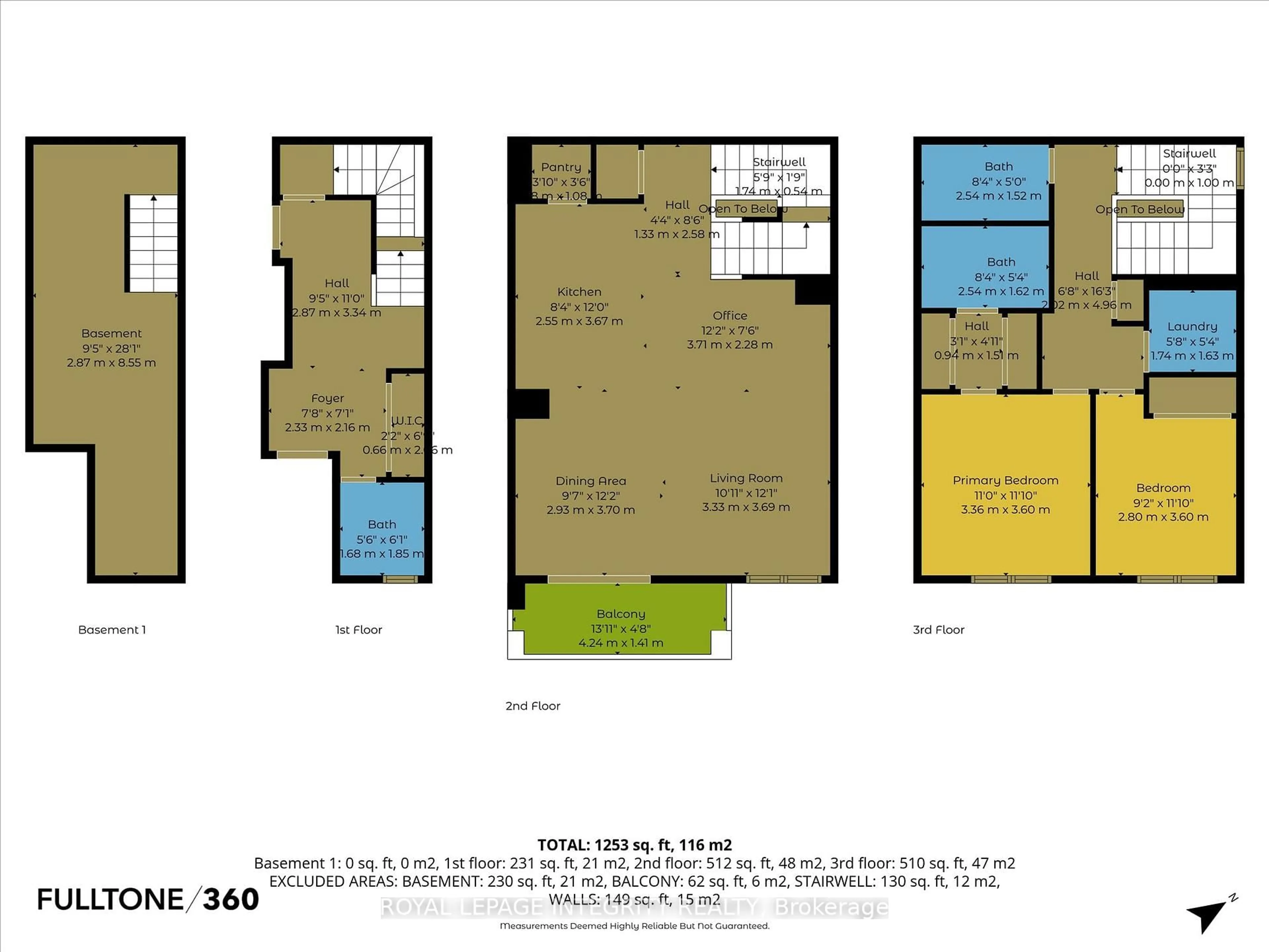 Floor plan for 517 Stadacone Row, Ottawa Ontario K4A 1J8