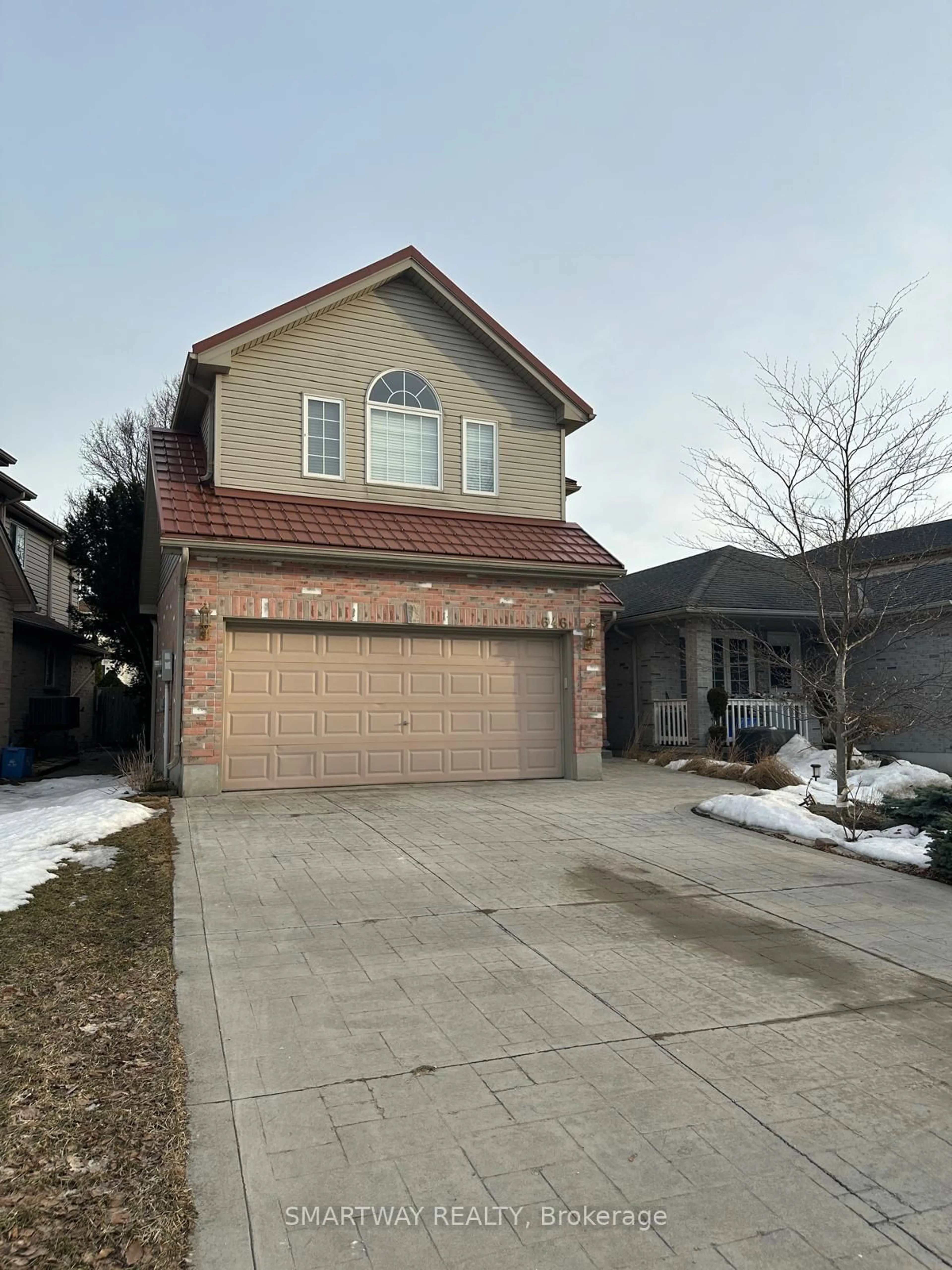 Home with brick exterior material, street for 646 Ridgeview Dr, London East Ontario N5Y 5T8