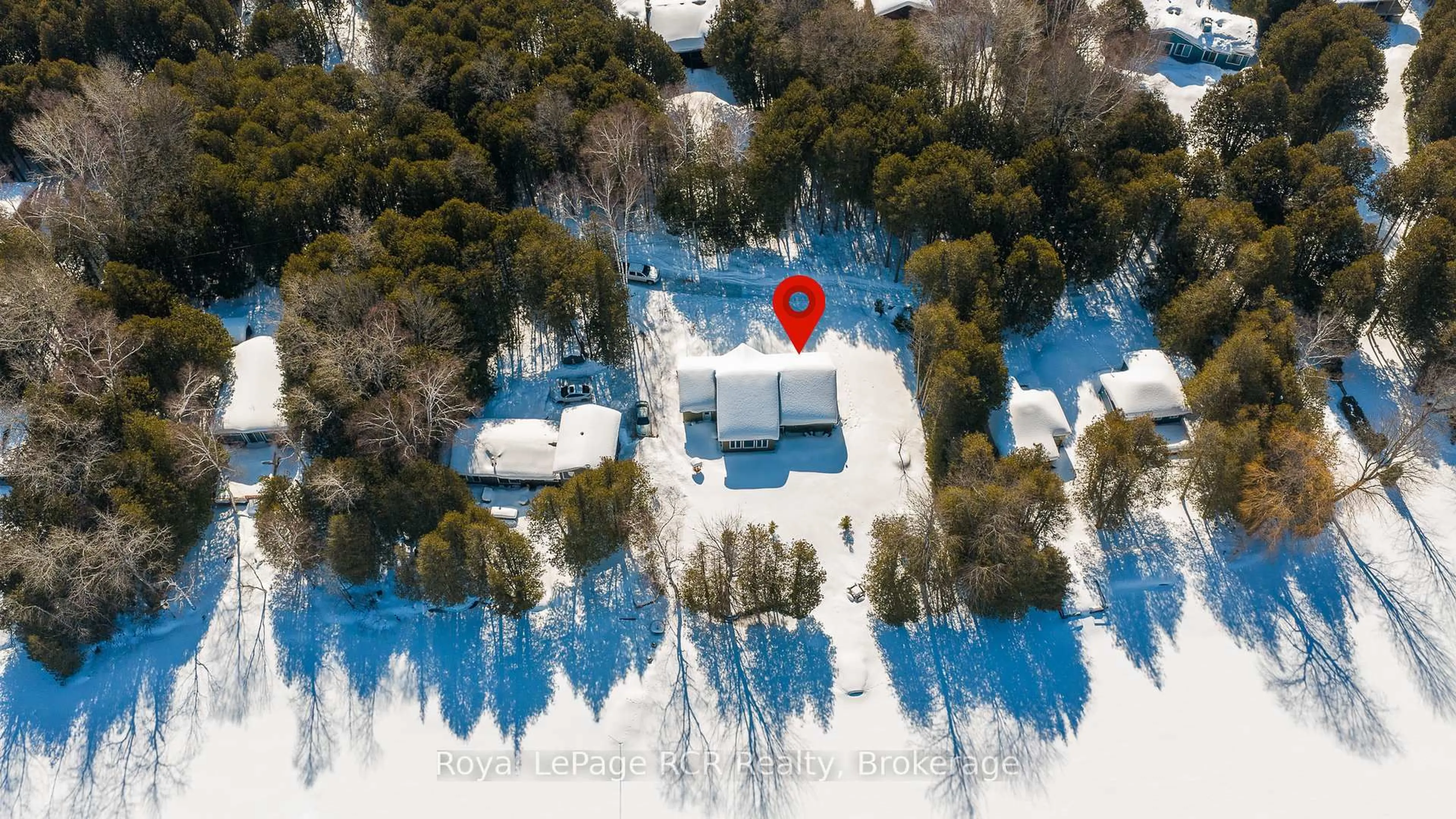 A pic from outside/outdoor area/front of a property/back of a property/a pic from drone, unknown for 121 Brown's Lane, Georgian Bluffs Ontario N0H 2K0