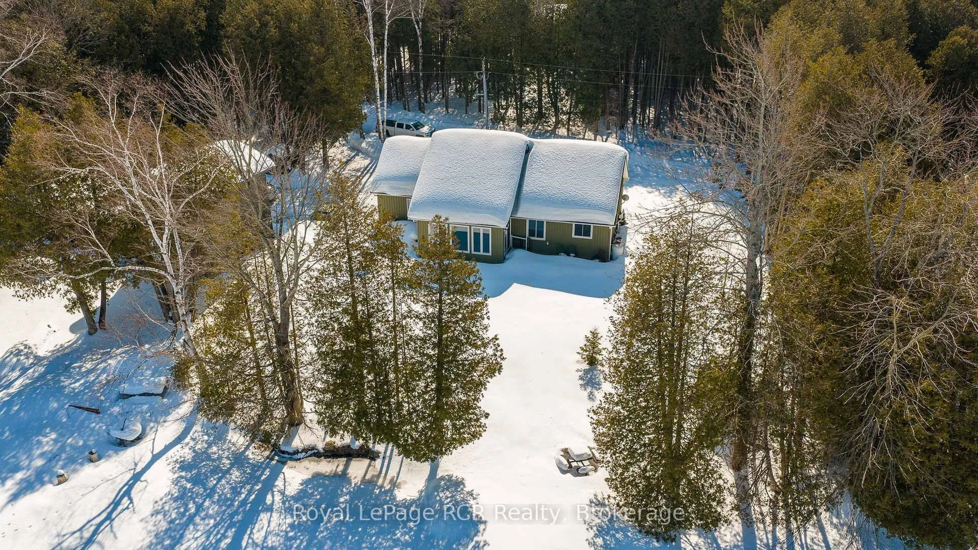 A pic from outside/outdoor area/front of a property/back of a property/a pic from drone, unknown for 121 Brown's Lane, Georgian Bluffs Ontario N0H 2K0