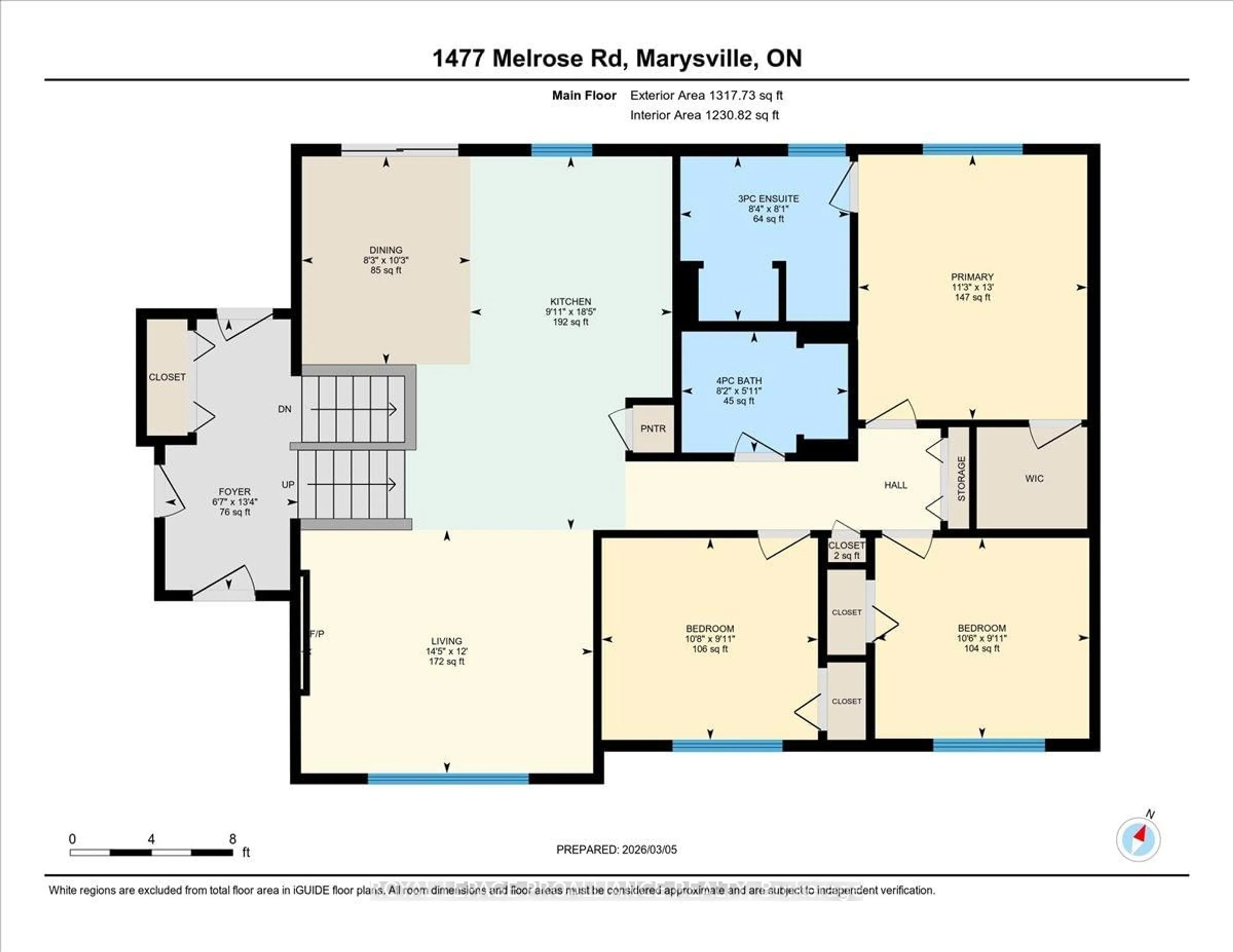Floor plan for 1477 Melrose Rd, Shannonville Ontario K0K 2N0