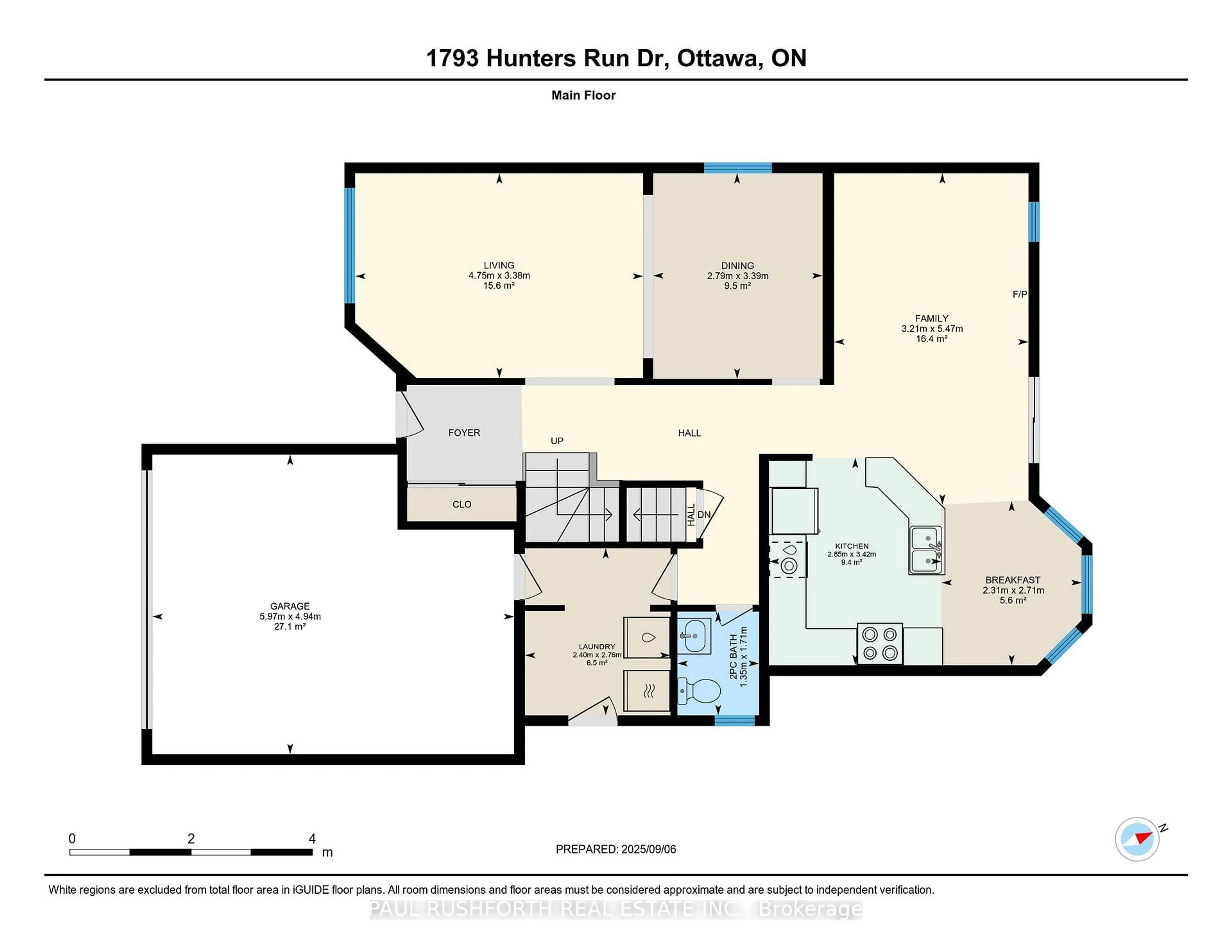Floor plan for 1793 Hunters Run Dr, Ottawa Ontario K1C 6X3