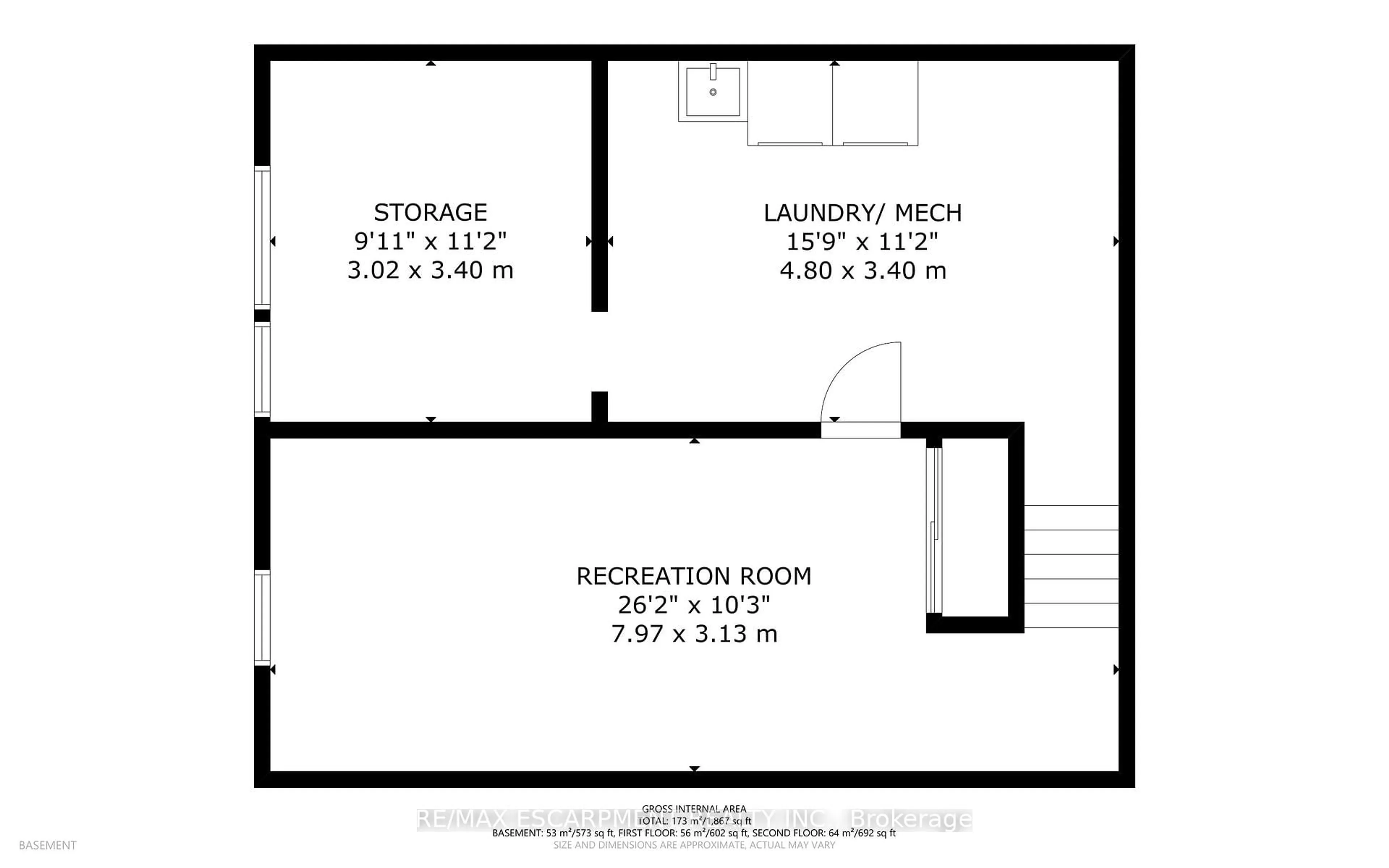 Floor plan for 19 Carmen Ave, Hamilton Ontario L8V 2H5