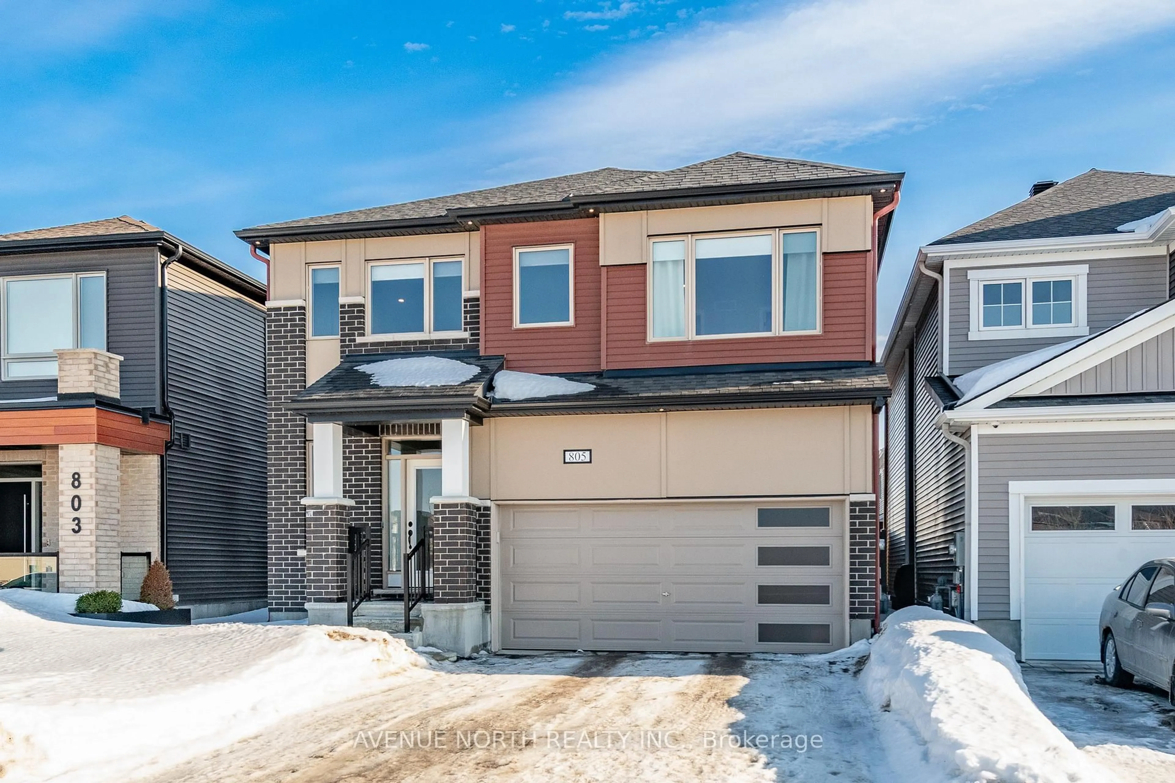Home with brick exterior material, street for 805 Henslows Circ, Orleans Ontario K4A 5H6