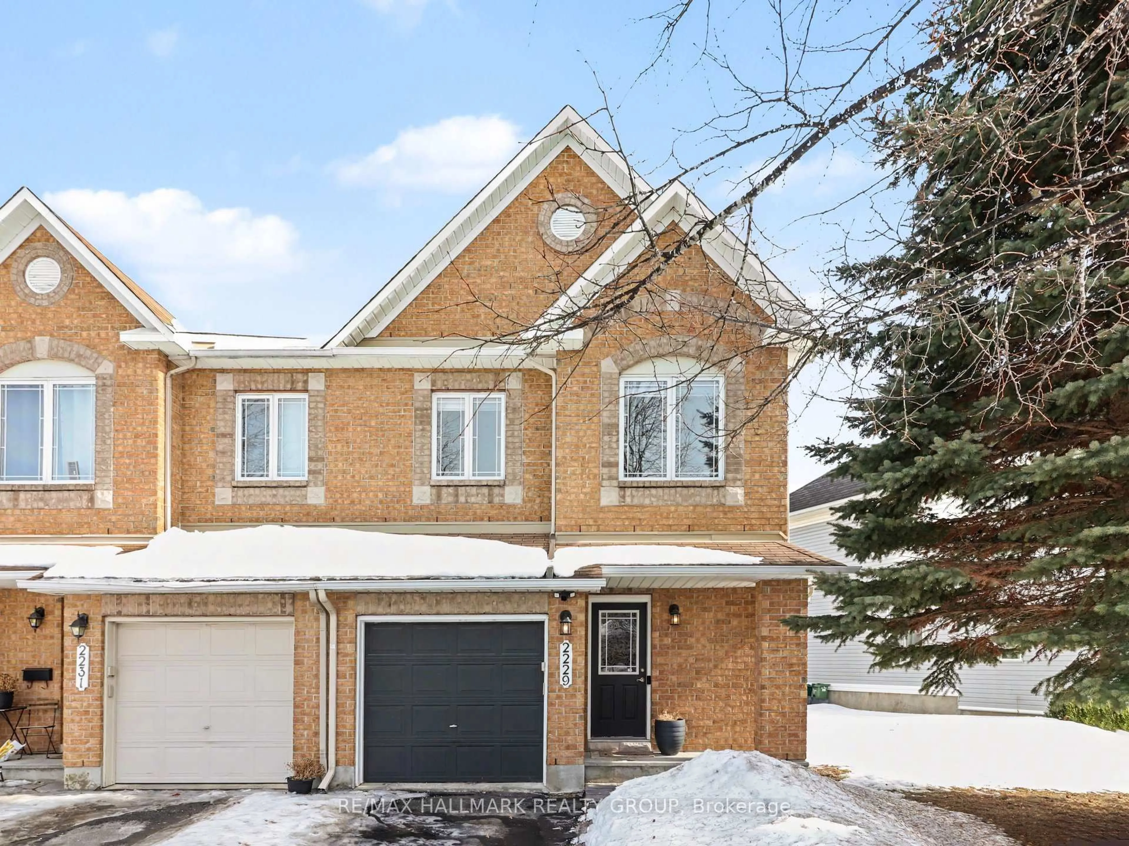 Home with brick exterior material, street for 2229 Brockstone Cres, Ottawa Ontario K4A 4V5
