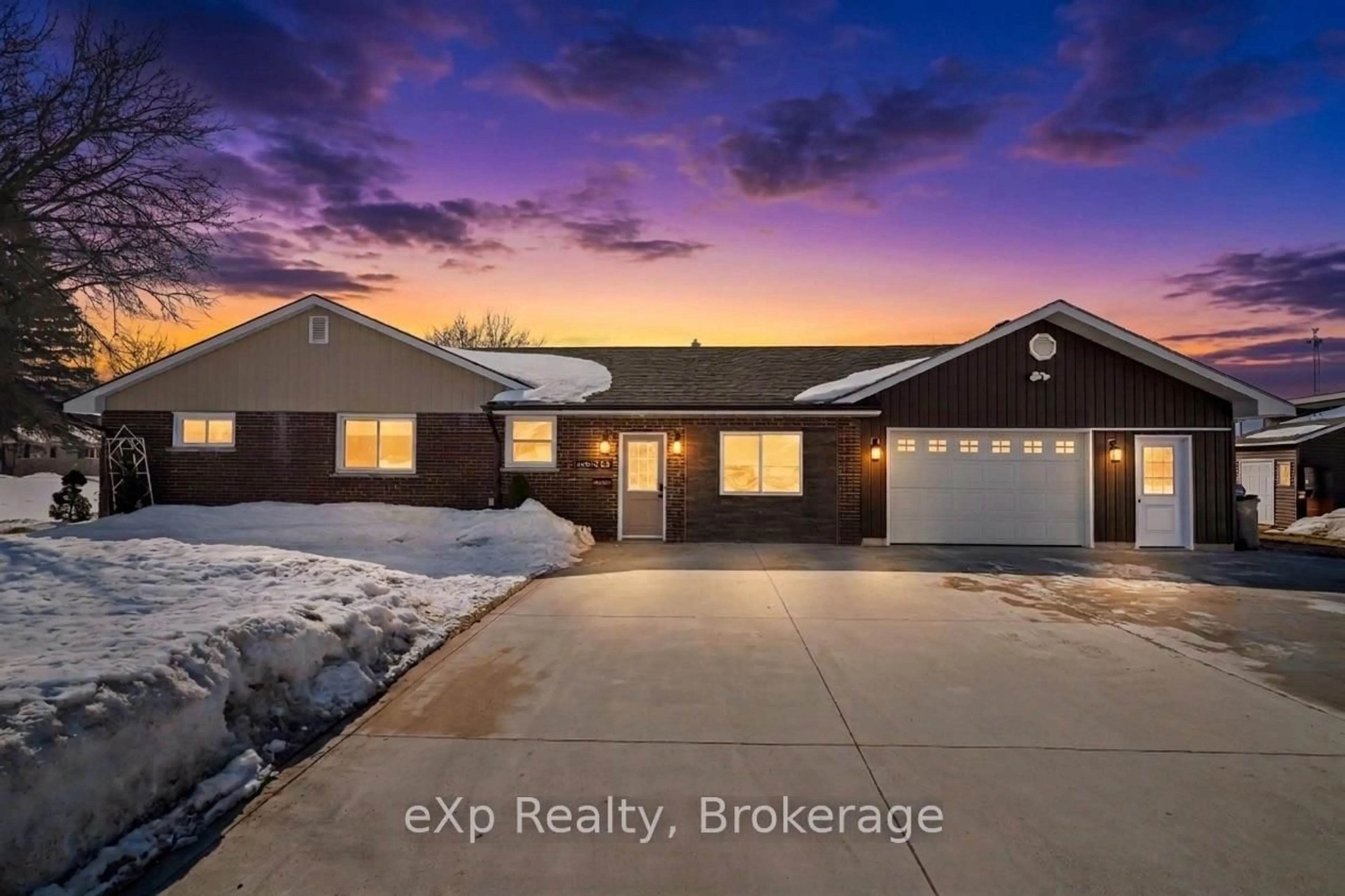 A pic from outside/outdoor area/front of a property/back of a property/a pic from drone, unknown for 93 Elma Centre St, North Perth Ontario N0G 1B0