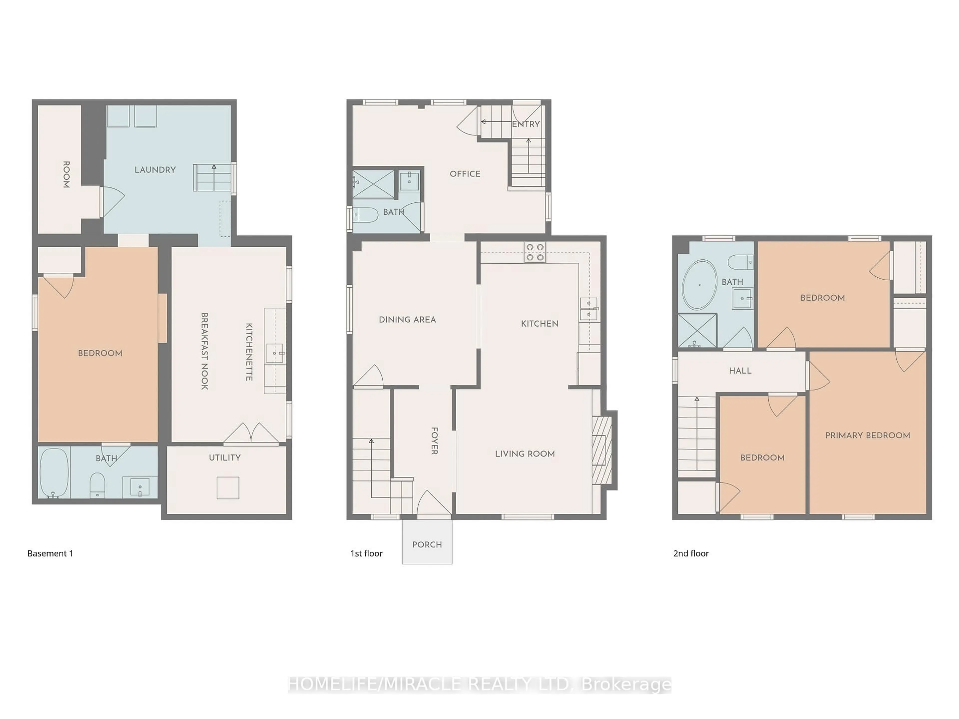 Floor plan for 1223 York St, London East Ontario N5W 2V1